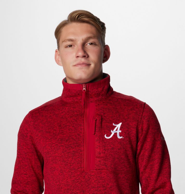 miesten collegiate sweater weather fleece half zip -pusero - alabama
