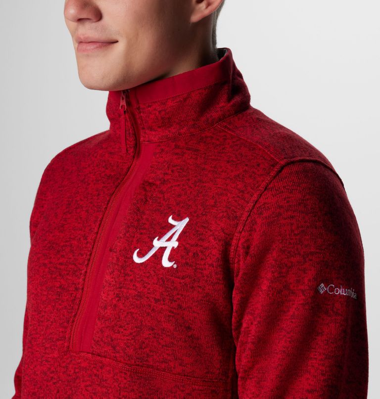 miesten collegiate sweater weather fleece half zip -pusero - alabama