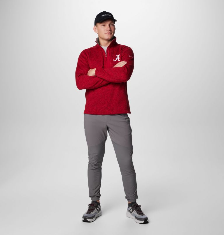 miesten collegiate sweater weather fleece half zip -pusero - alabama