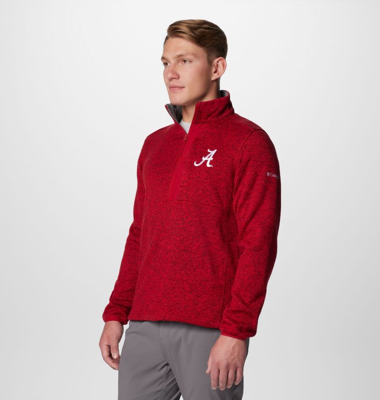miesten collegiate sweater weather fleece half zip -pusero - alabama