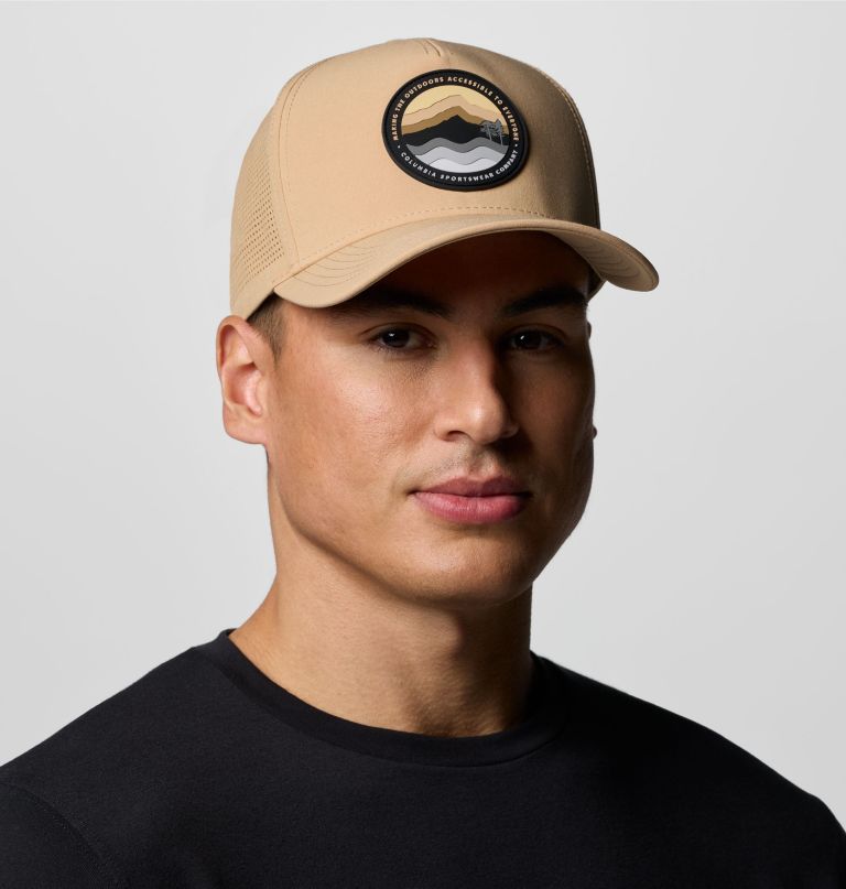 mountaincap 3d stretch -lippis nappikiinnityksellä