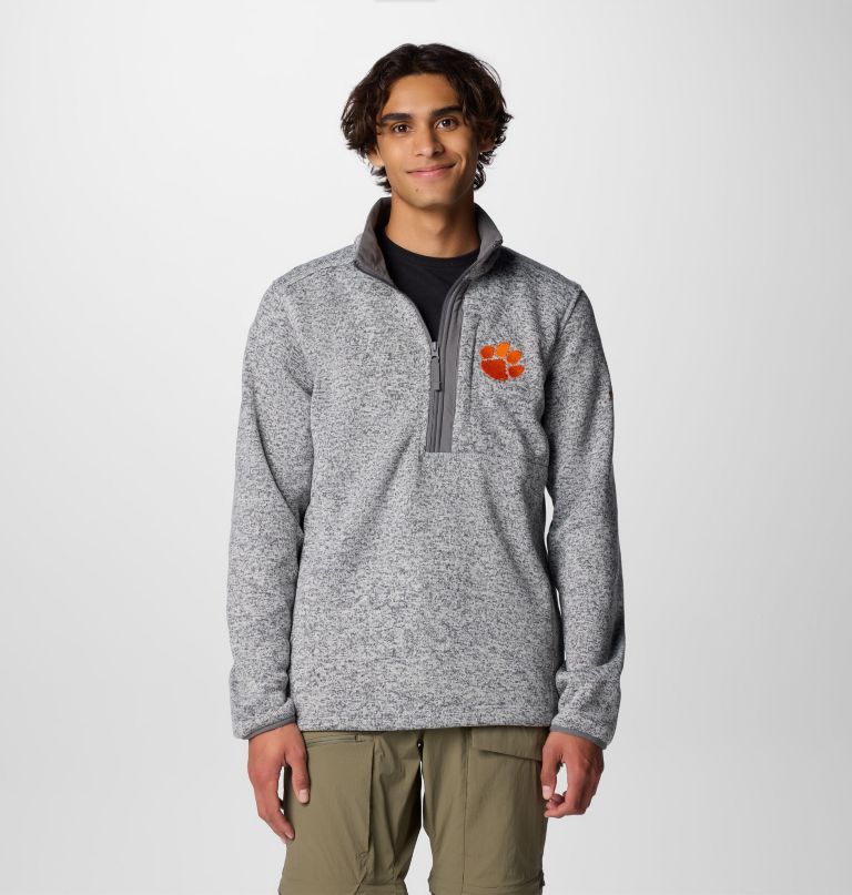 miesten collegiate sweater weather fleece half zip -pusero - clemson