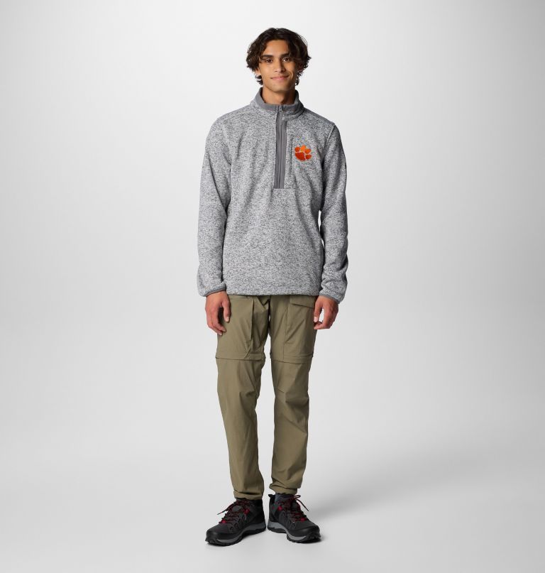 miesten collegiate sweater weather fleece half zip -pusero - clemson