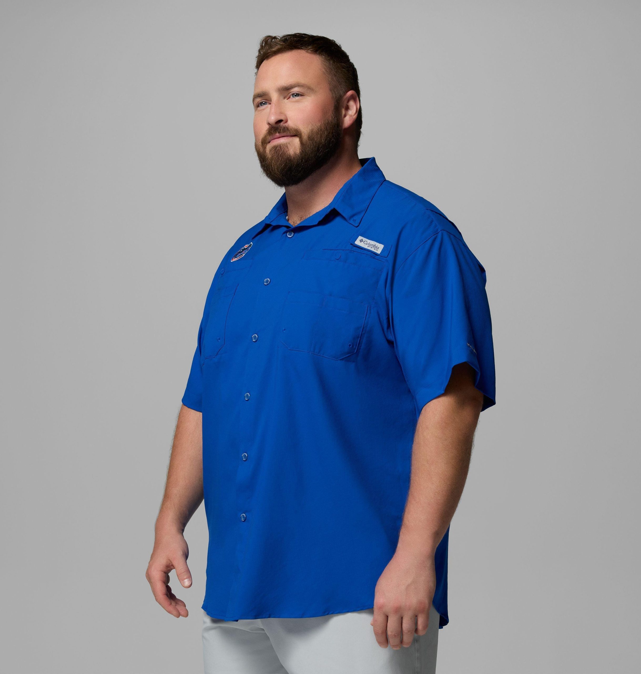 miesten collegiate pfg tamiami -lyhythihainen paita - iso - florida