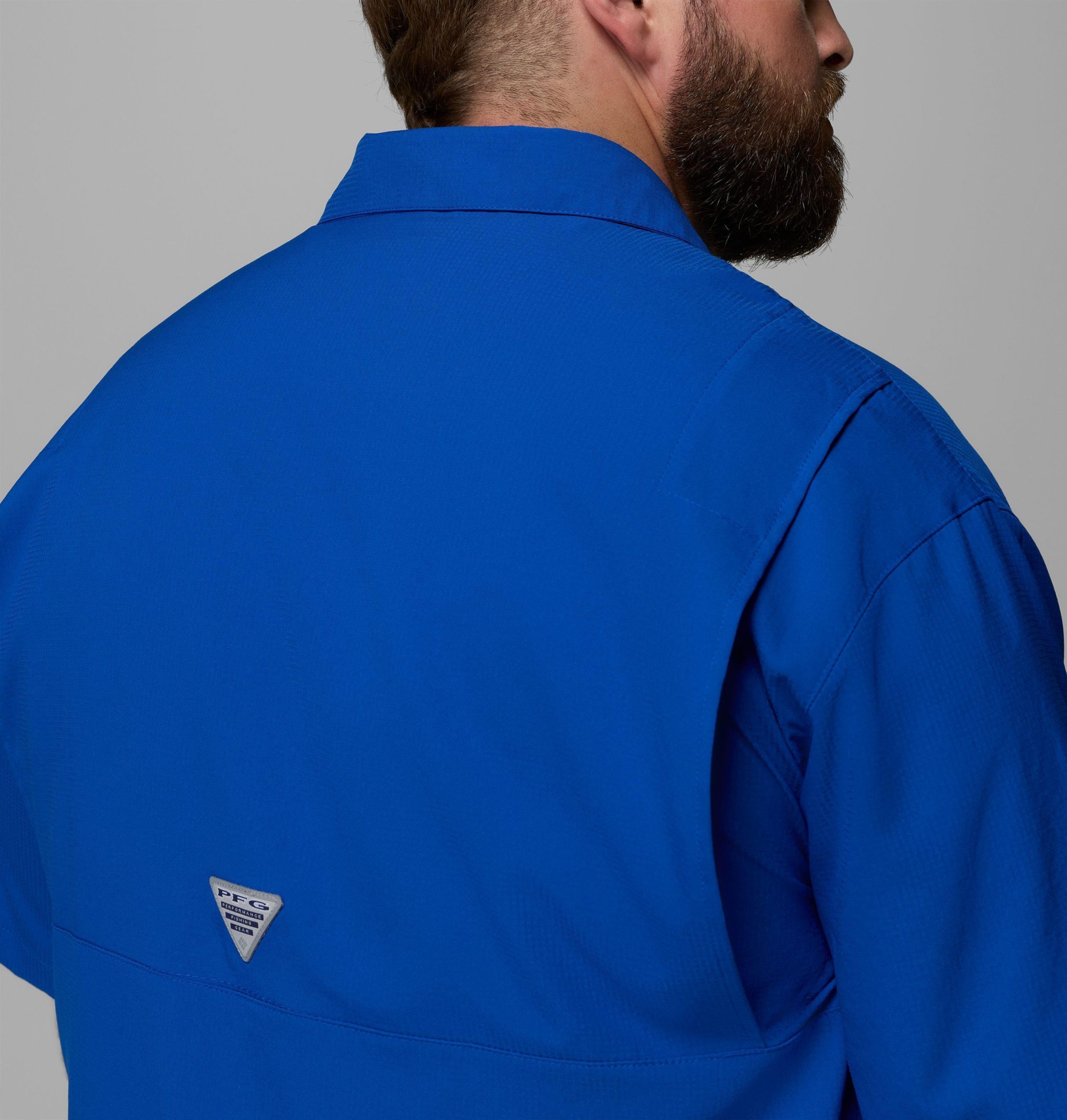 miesten collegiate pfg tamiami -lyhythihainen paita - iso - florida