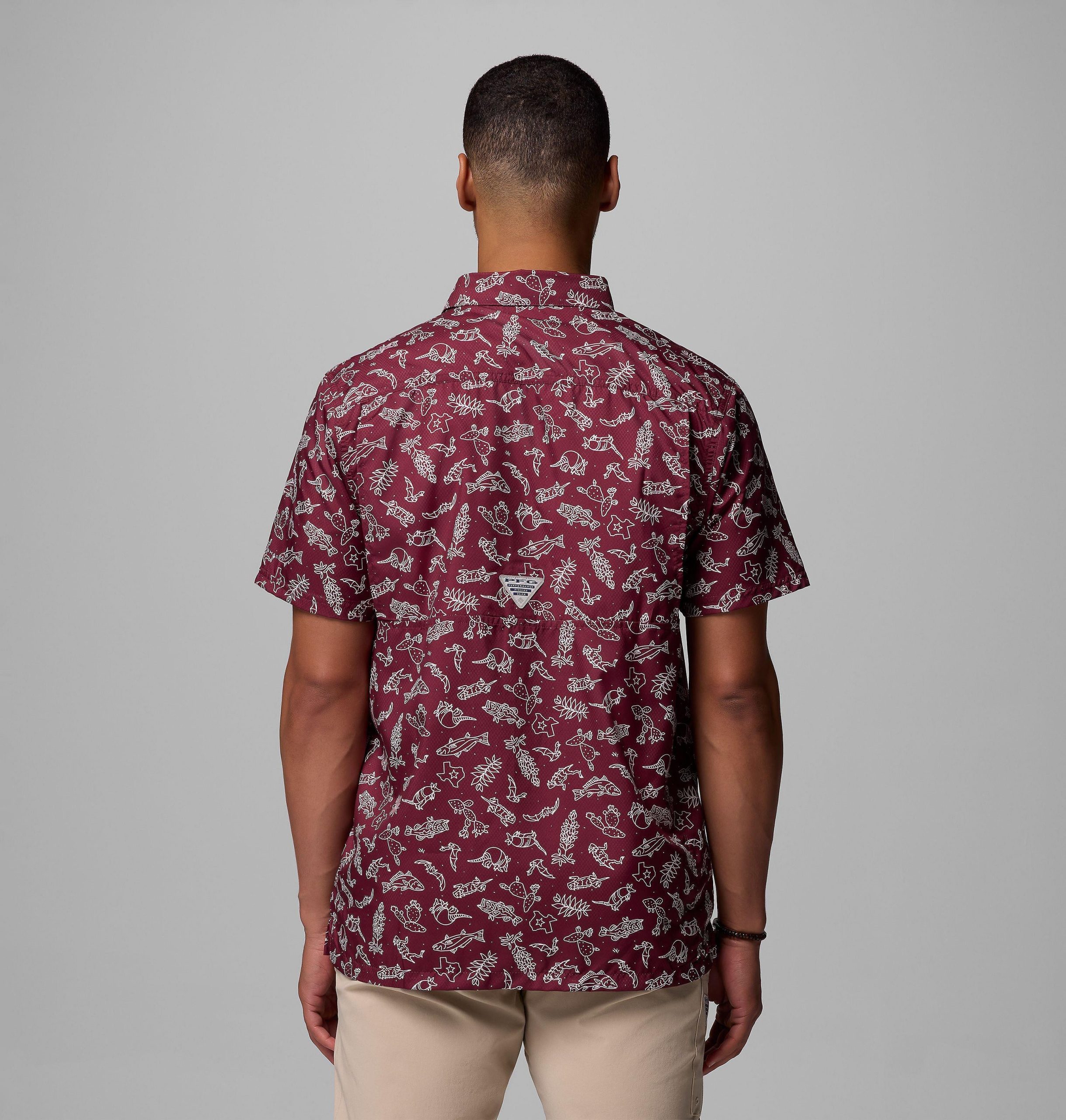 miesten collegiate pfg super slack tide -paita - texas am