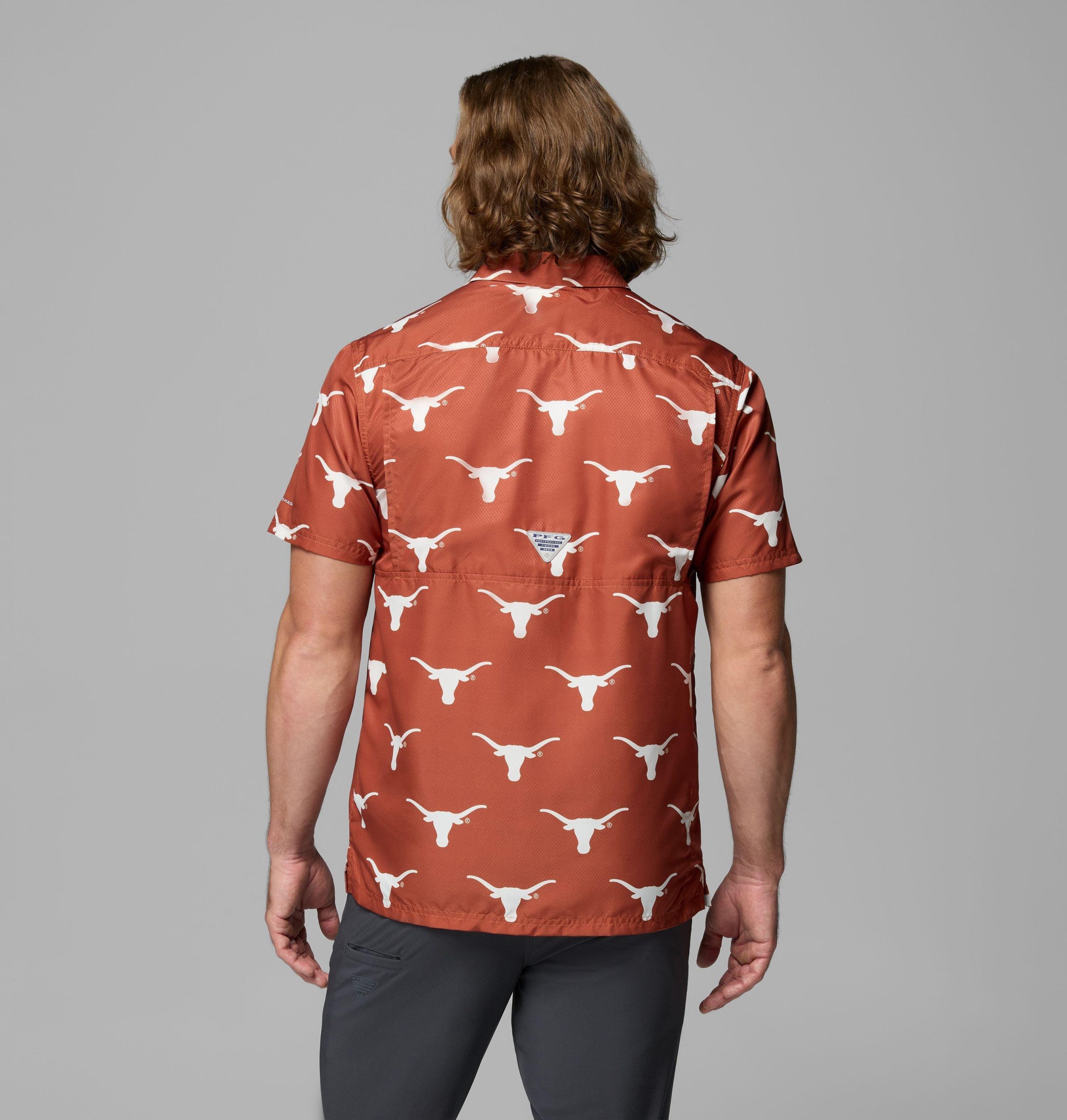 miesten collegiate pfg super slack tide -paita - texas