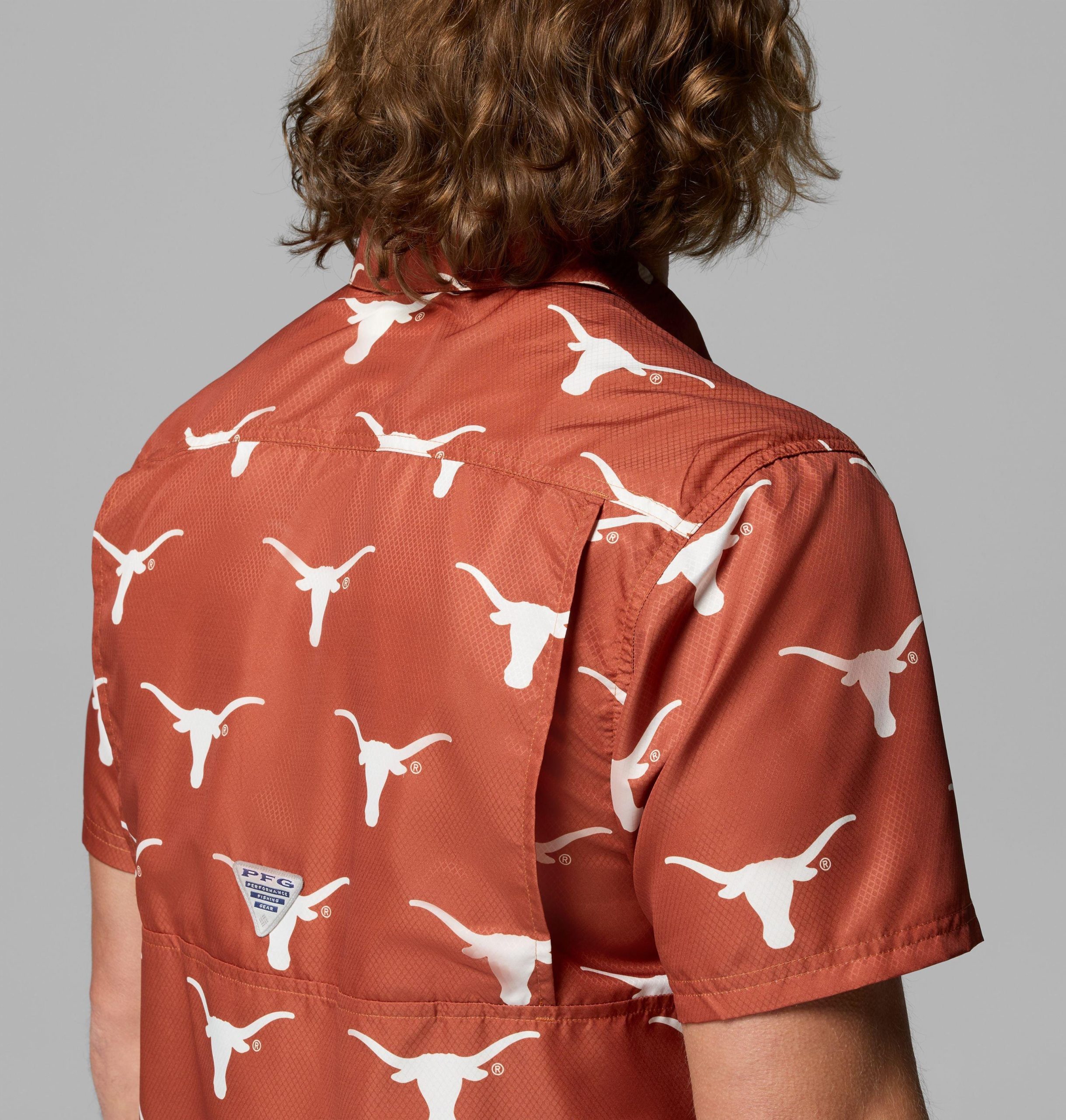 miesten collegiate pfg super slack tide -paita - texas