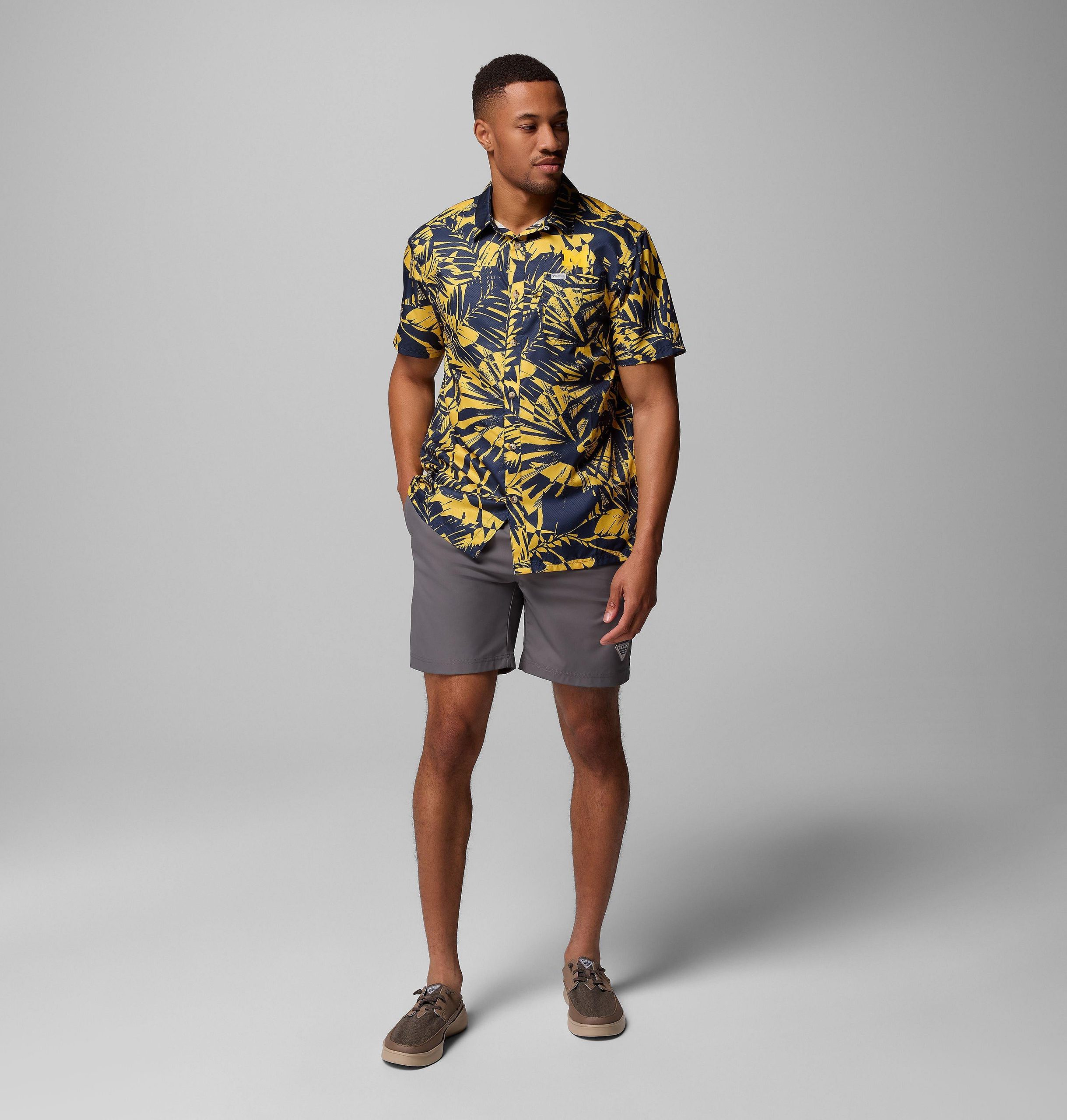miesten collegiate pfg super slack tide -paita - michigan