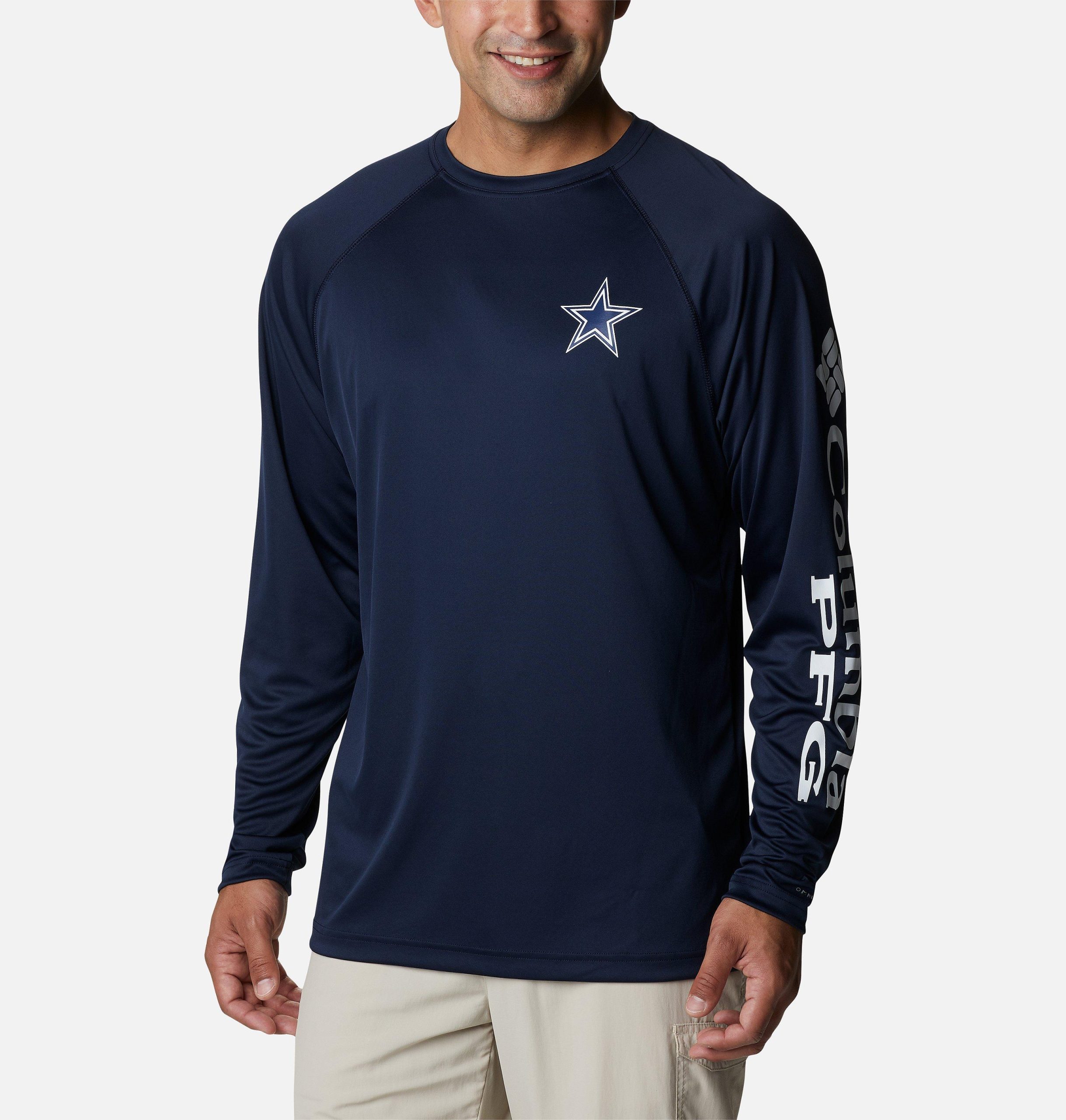 miesten pfg terminal tackle pitkähihainen paita - dallas cowboys