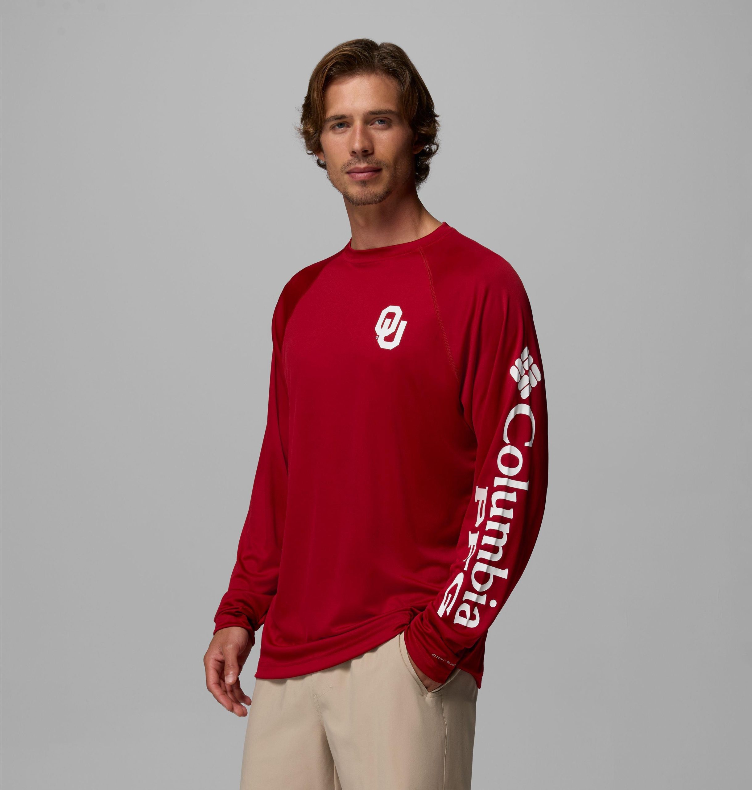 miesten collegiate pfg terminal tackle -pitkähihainen paita - oklahoma