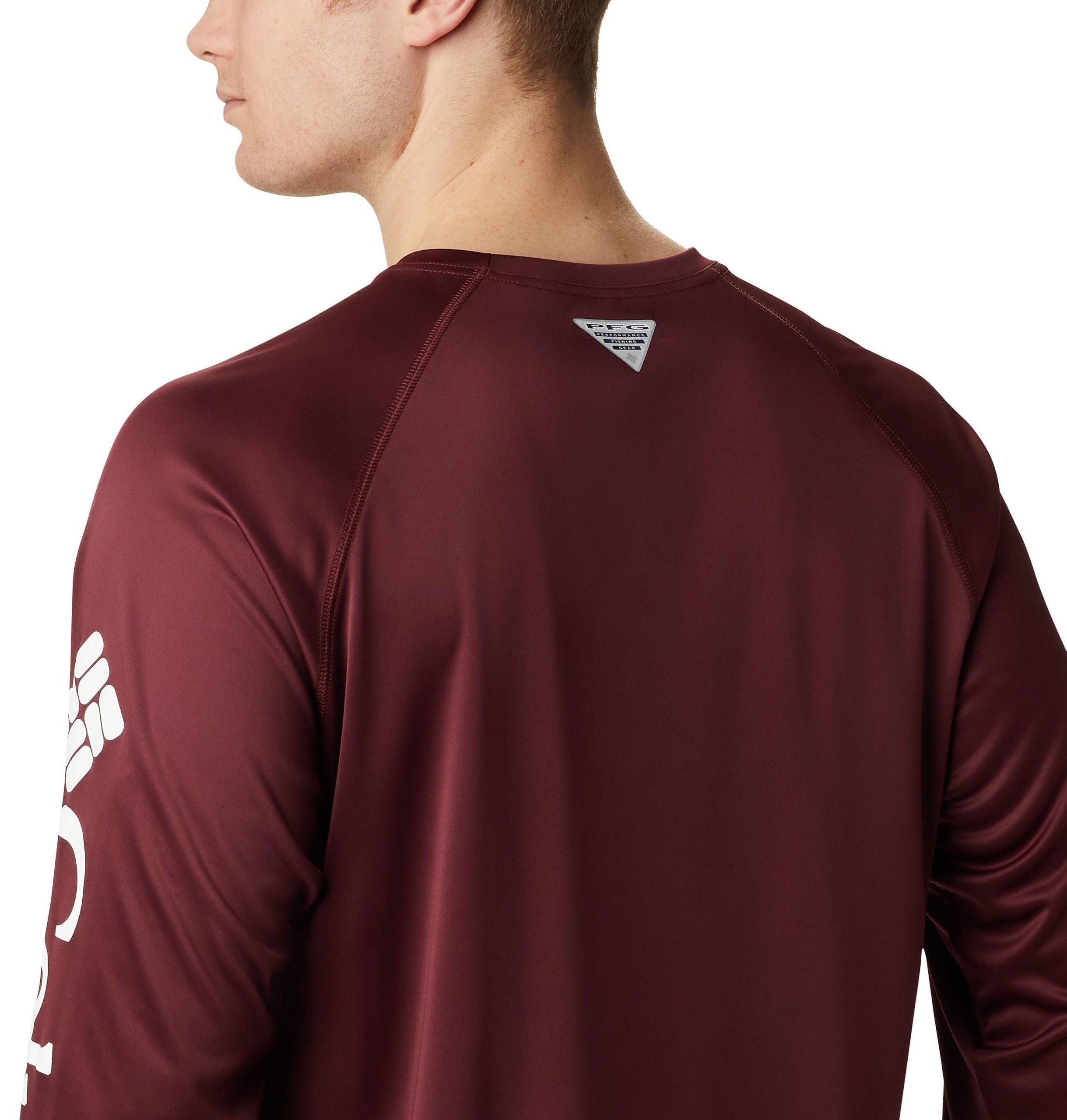 miesten collegiate pfg terminal tackle pitkähihainen paita - texas am