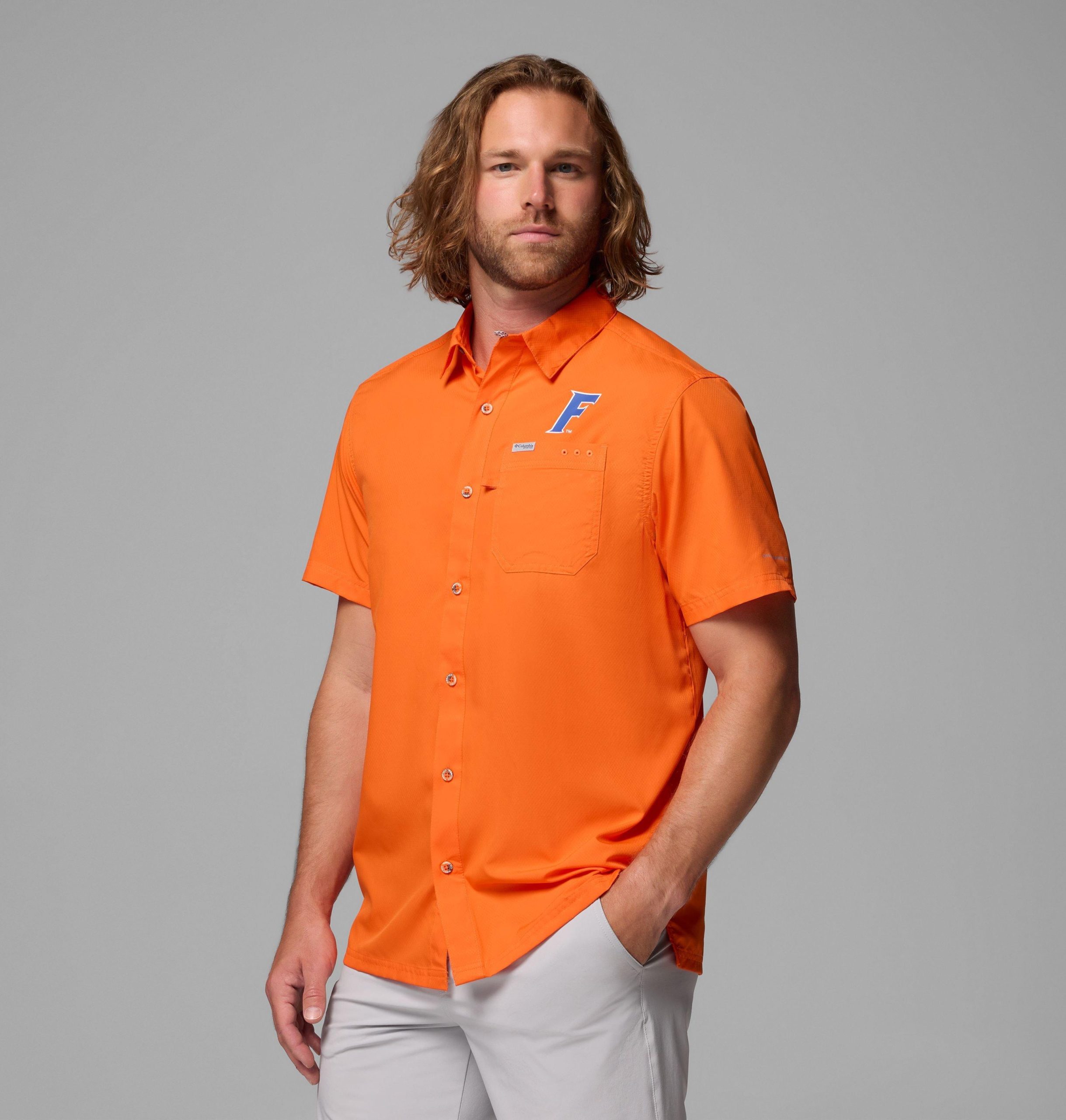 miesten collegiate pfg slack tide camp -paita - florida