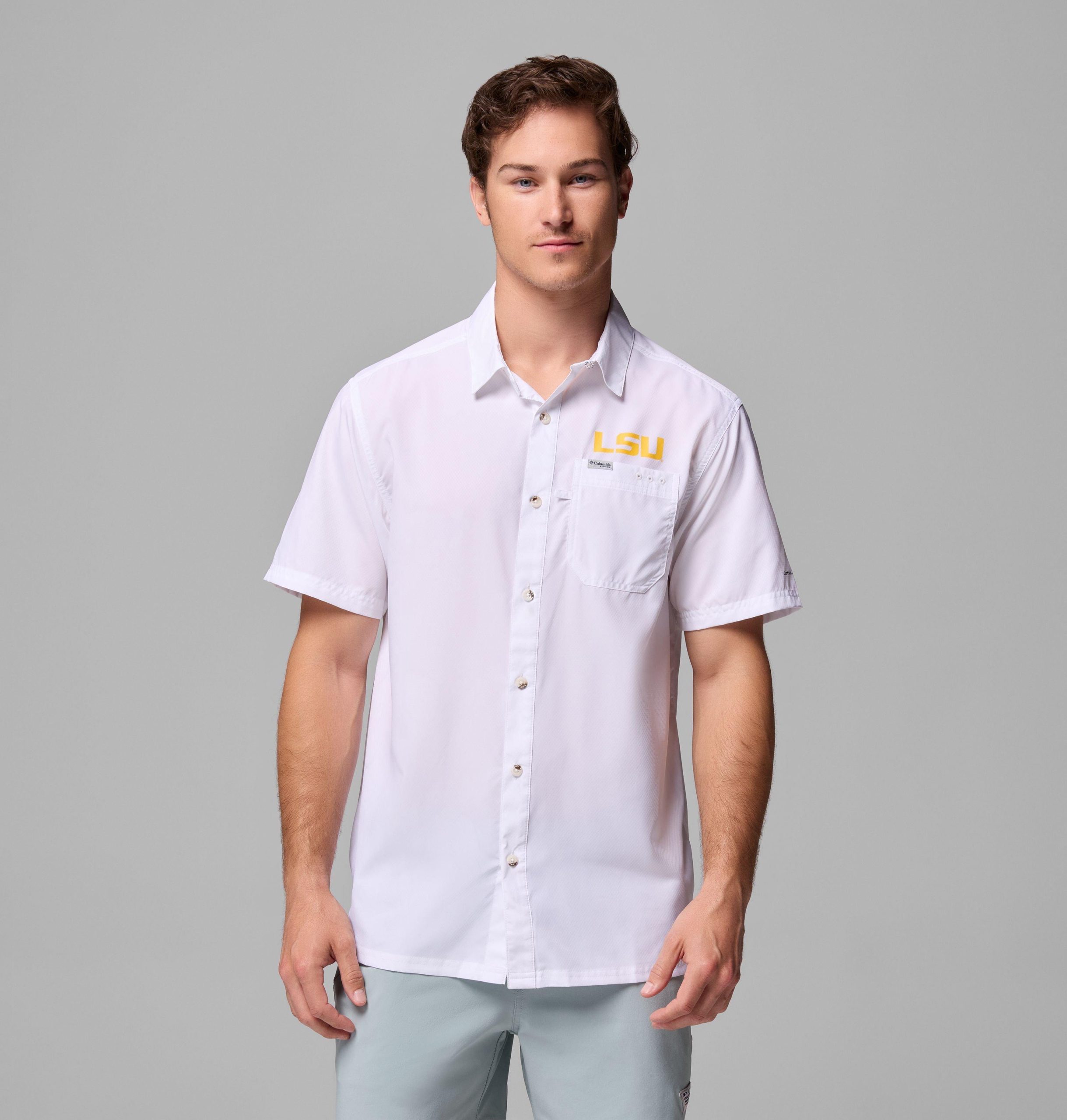 miesten collegiate pfg slack tide camp -paita - lsu