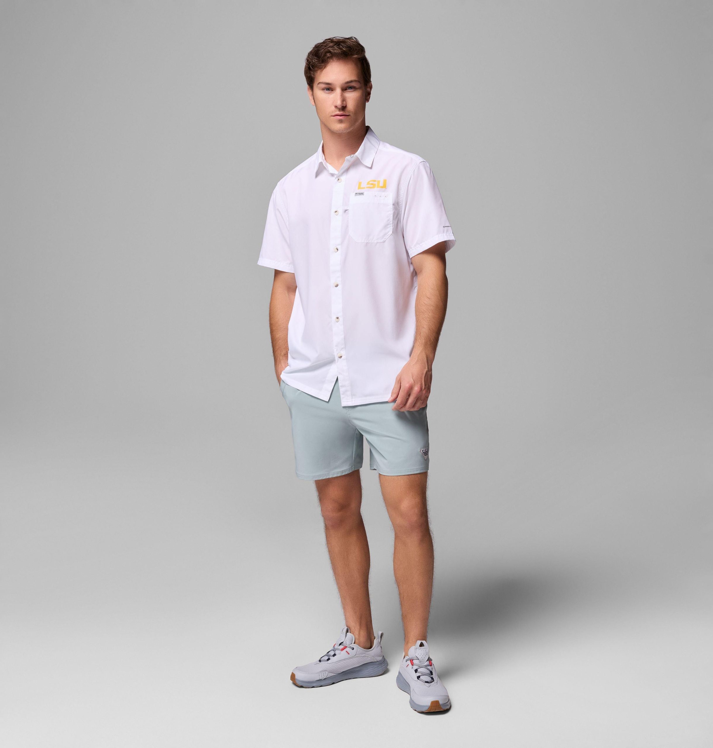 miesten collegiate pfg slack tide camp -paita - lsu