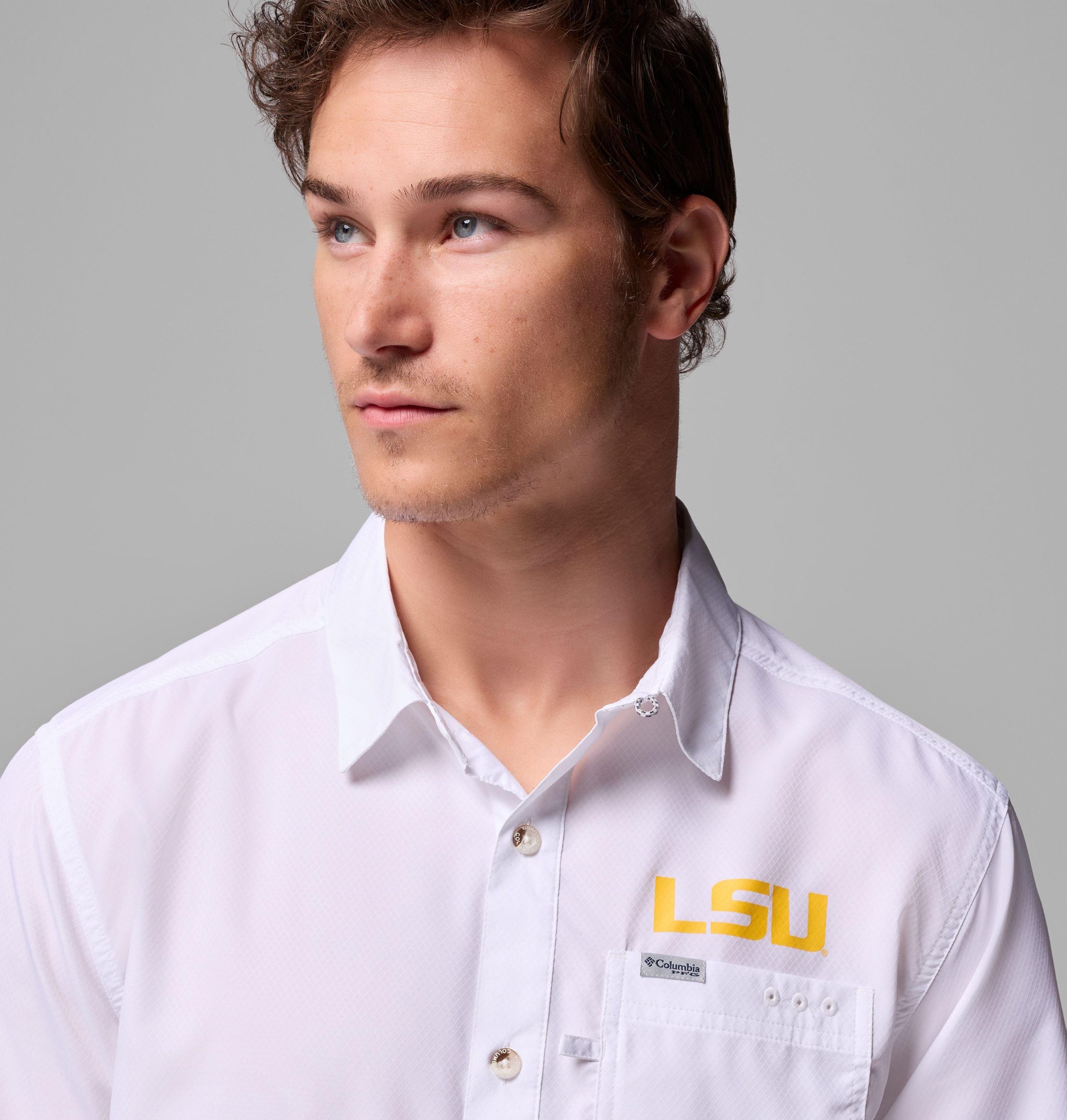 miesten collegiate pfg slack tide camp -paita - lsu