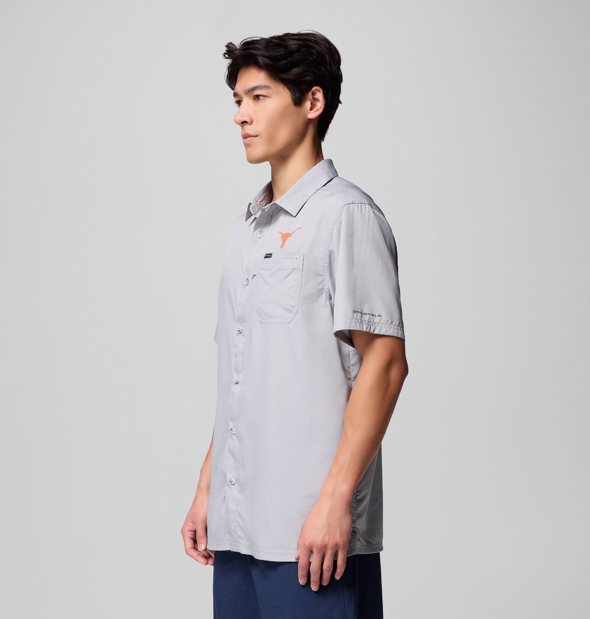 miesten collegiate pfg slack tide camp -paita - texas