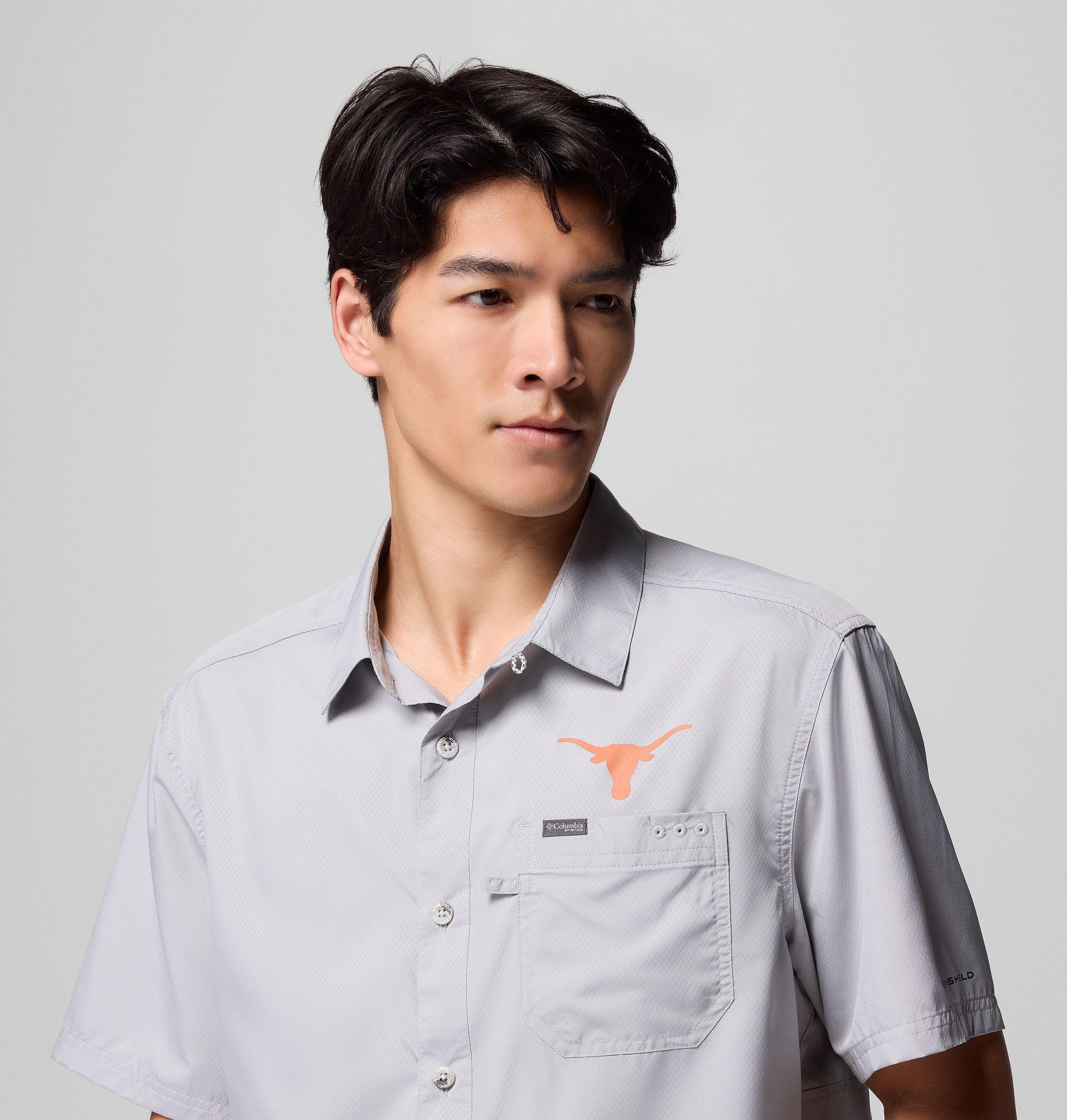miesten collegiate pfg slack tide camp -paita - texas