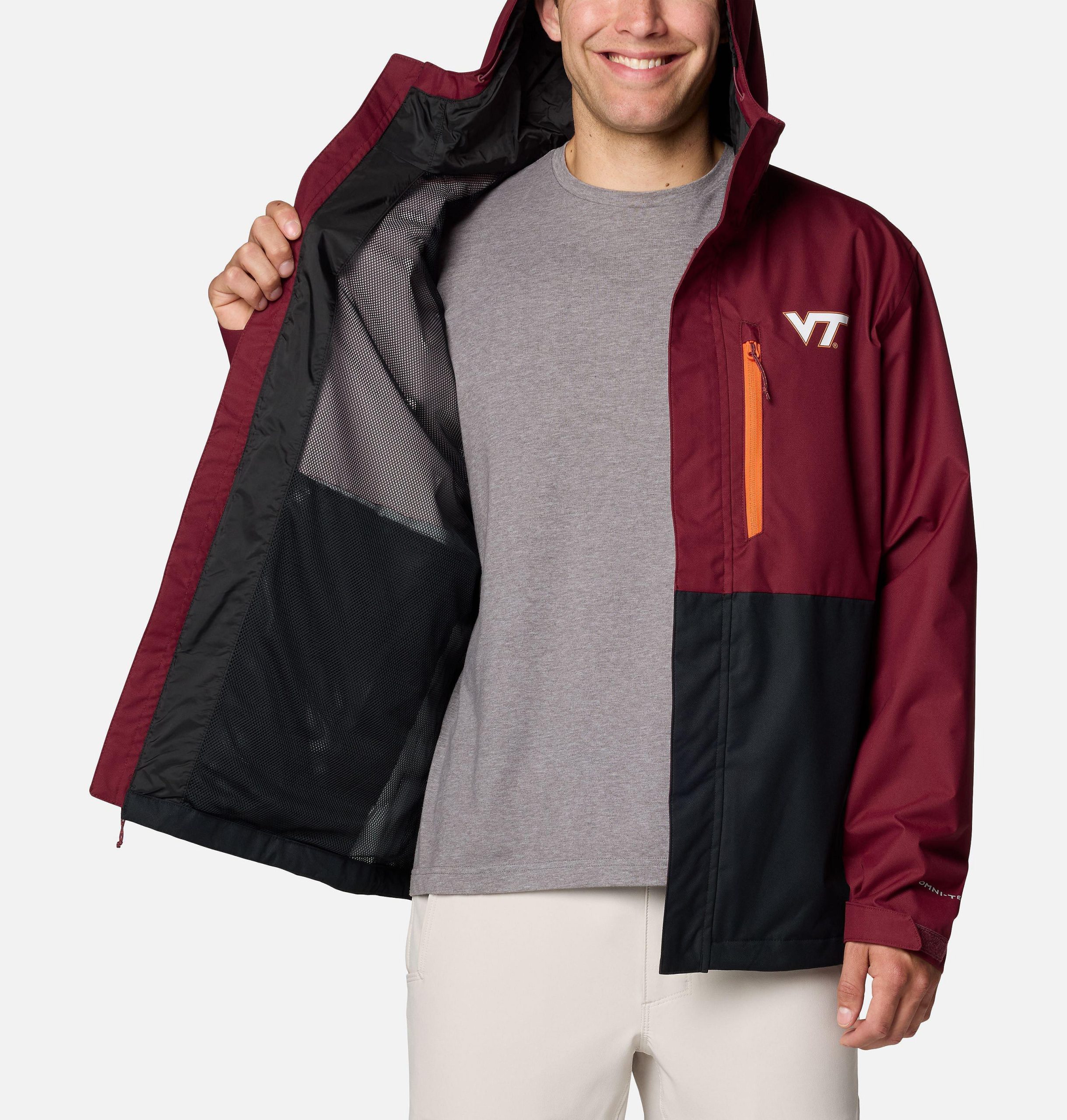 miesten collegiate field bound -takki - virginia tech
