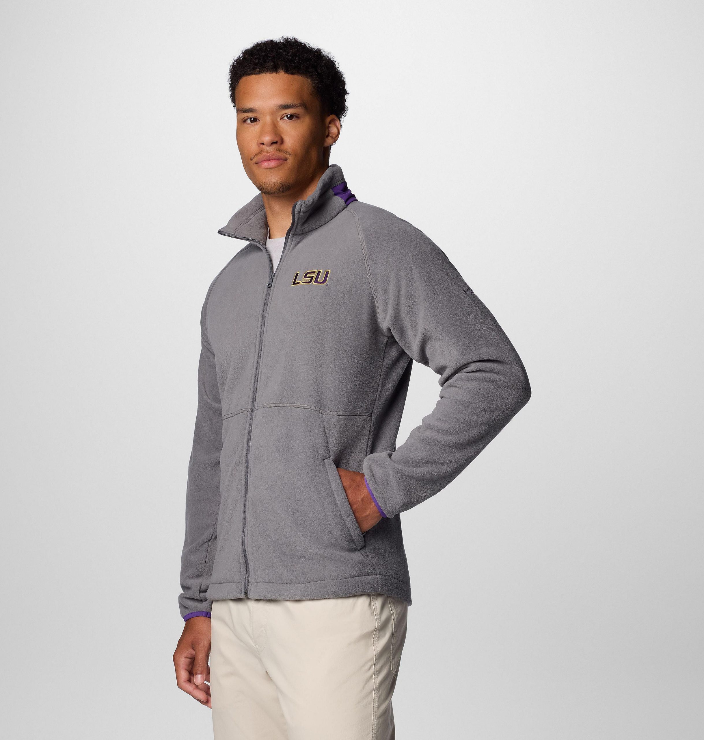 miesten collegiate flanker iv -fleecetakki - lsu