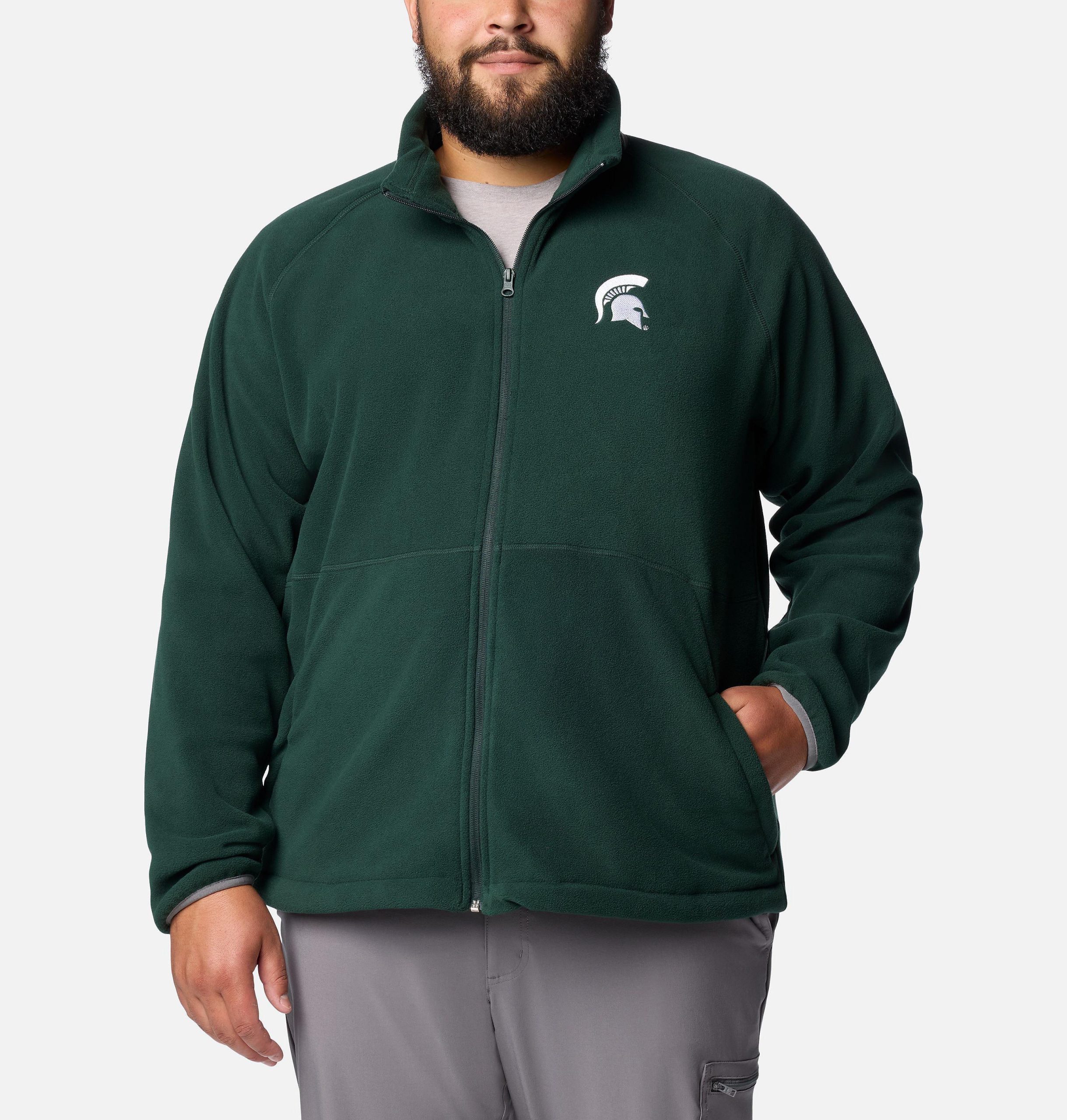 miesten collegiate flanker iv -fleecetakki - iso - michigan state