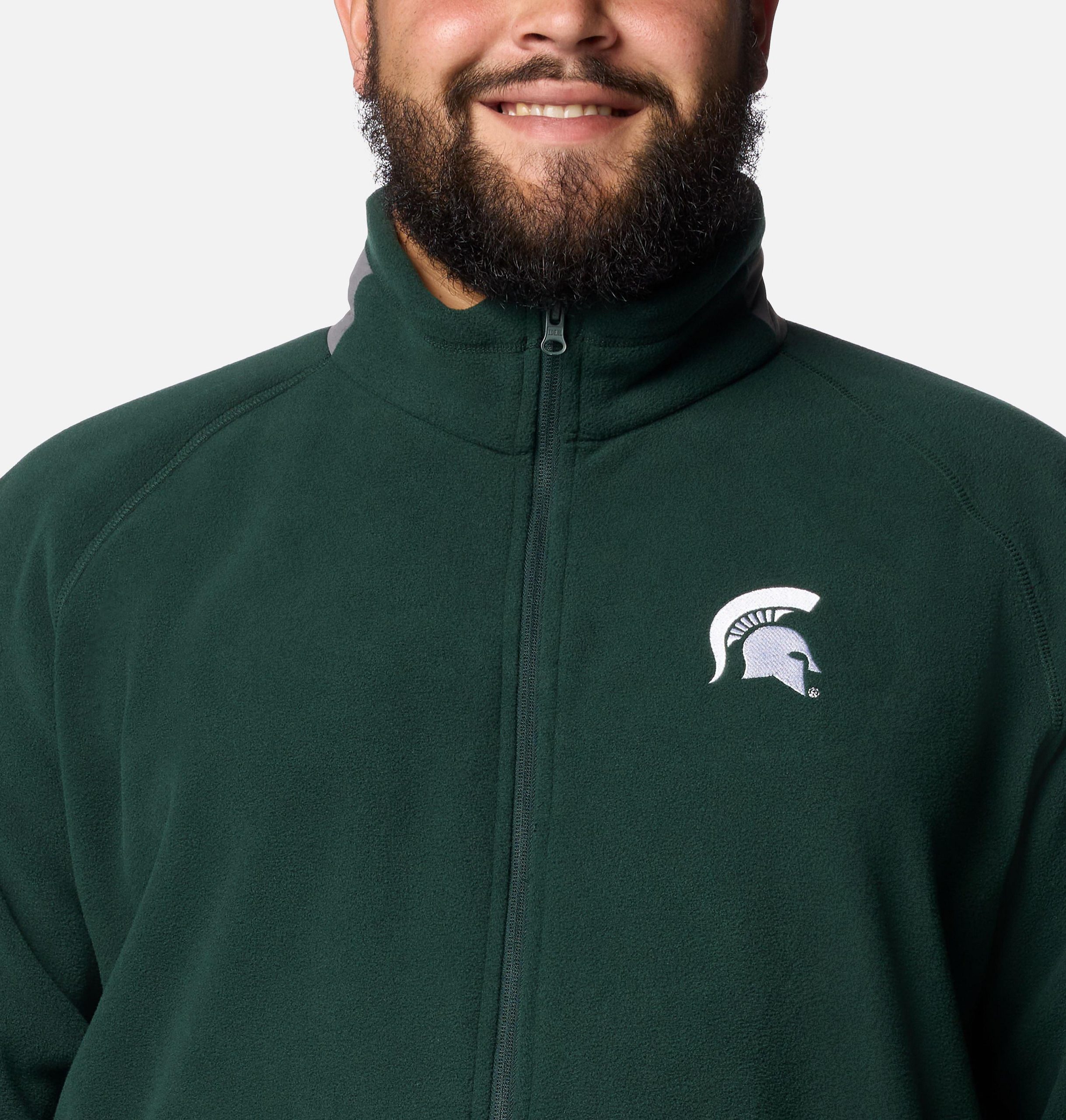 miesten collegiate flanker iv -fleecetakki - iso - michigan state