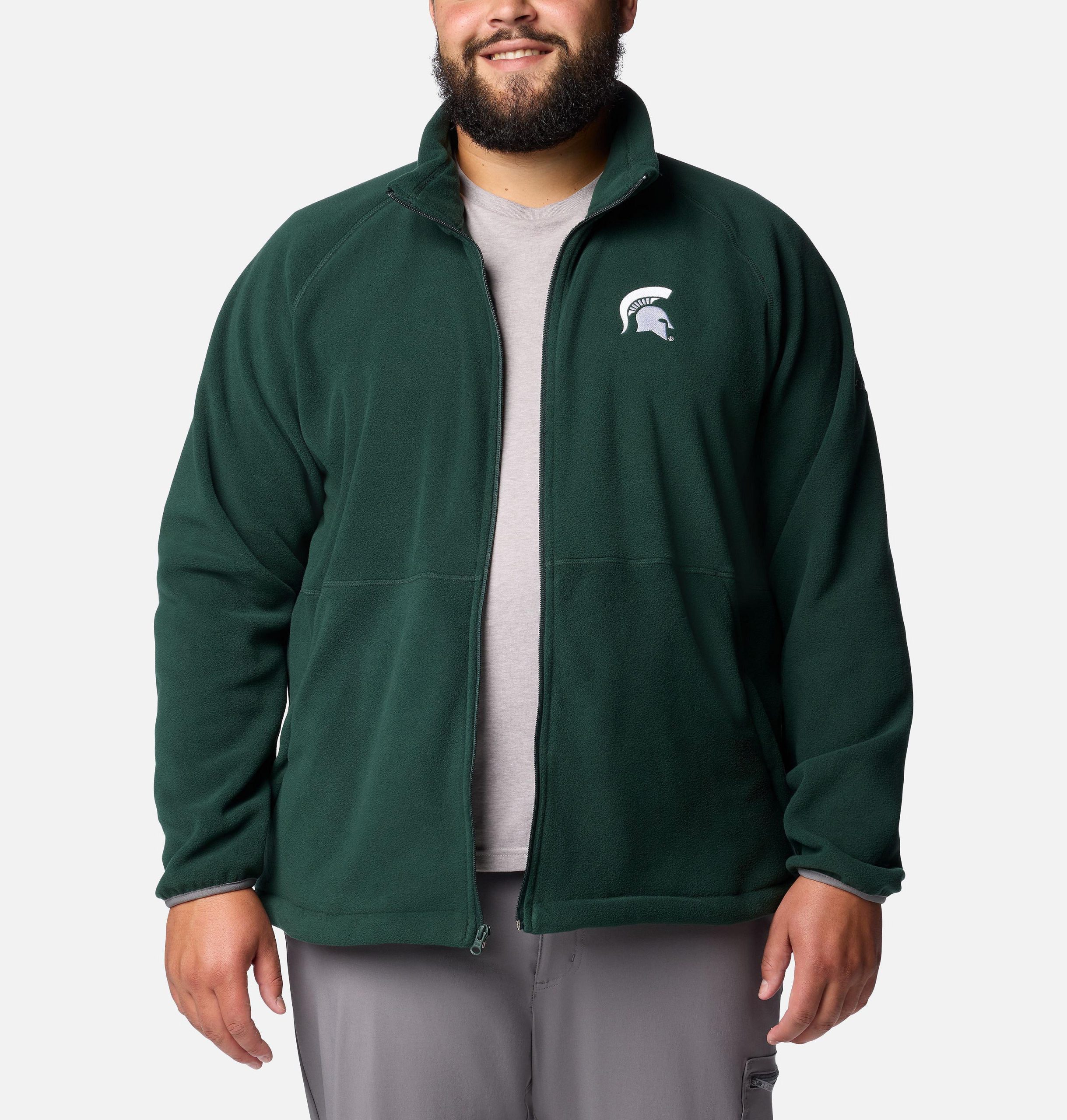 miesten collegiate flanker iv -fleecetakki - iso - michigan state