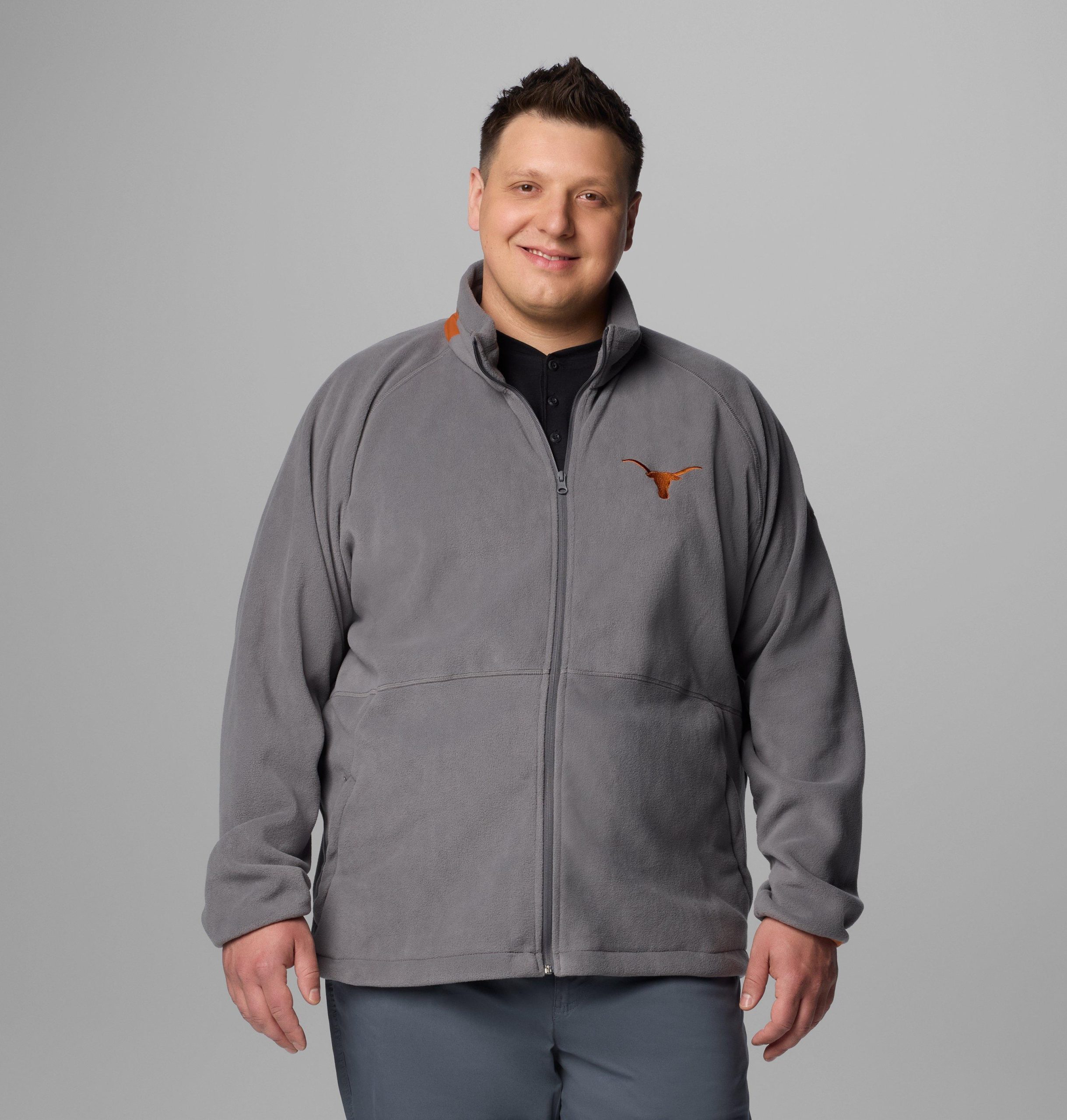 miesten collegiate flanker iv -fleecetakki - iso - texas