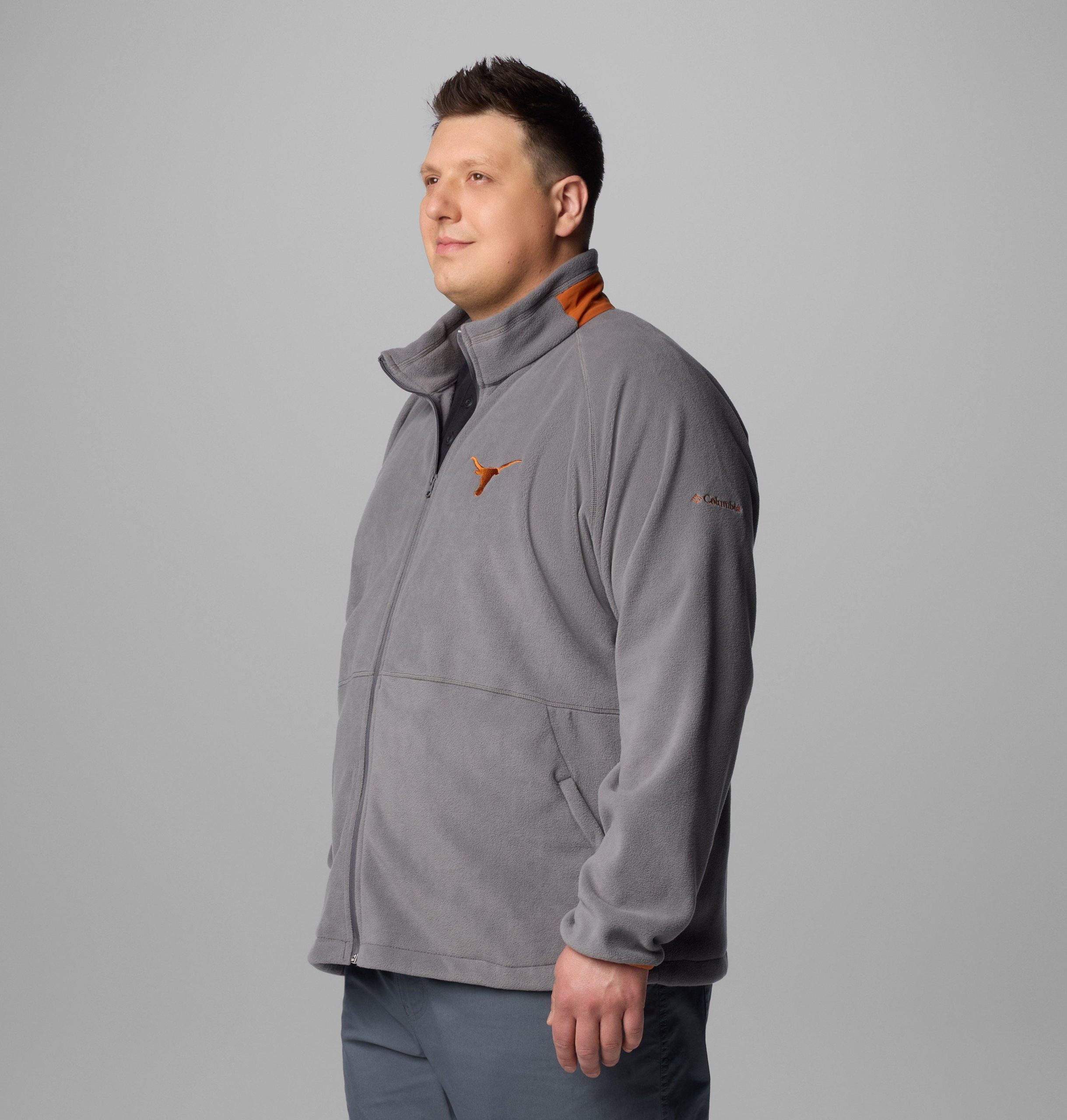 miesten collegiate flanker iv -fleecetakki - iso - texas
