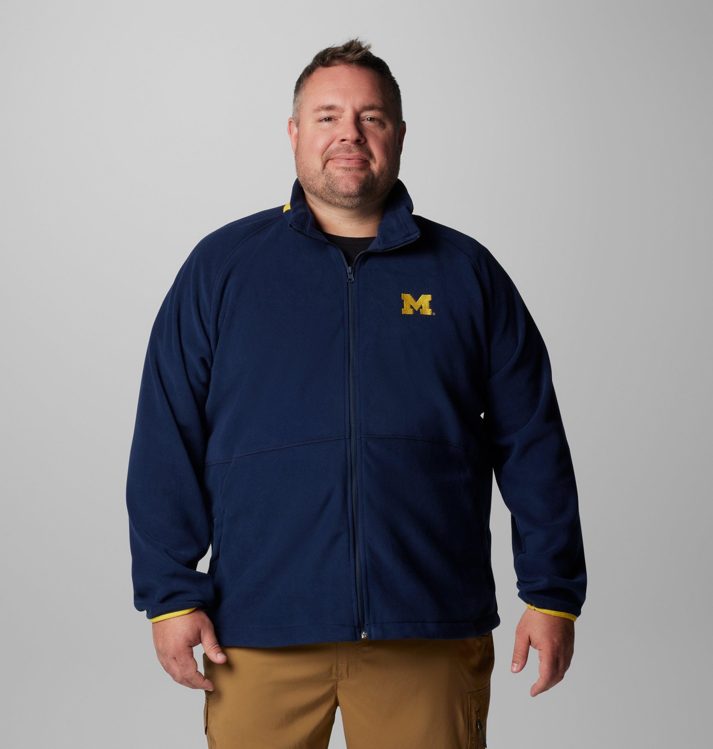 miesten collegiate flanker iv -fleecetakki - iso - michigan
