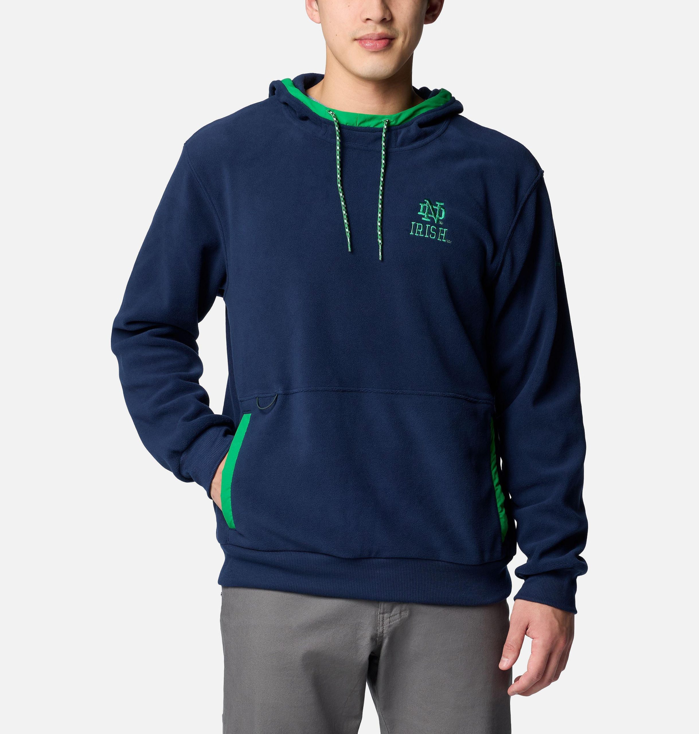 miesten collegiate flanker -fleecehuppari - notre dame