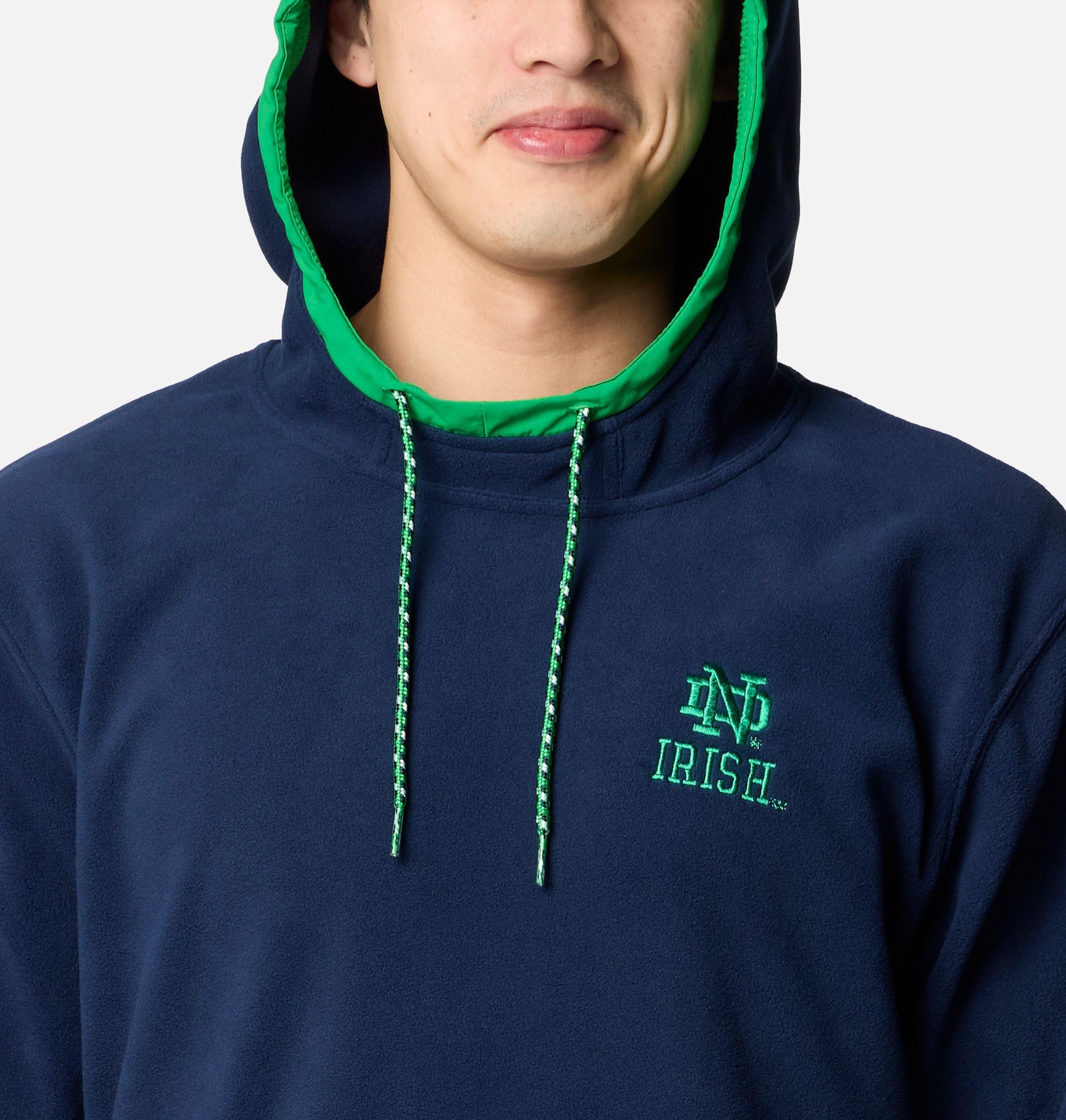 miesten collegiate flanker -fleecehuppari - notre dame