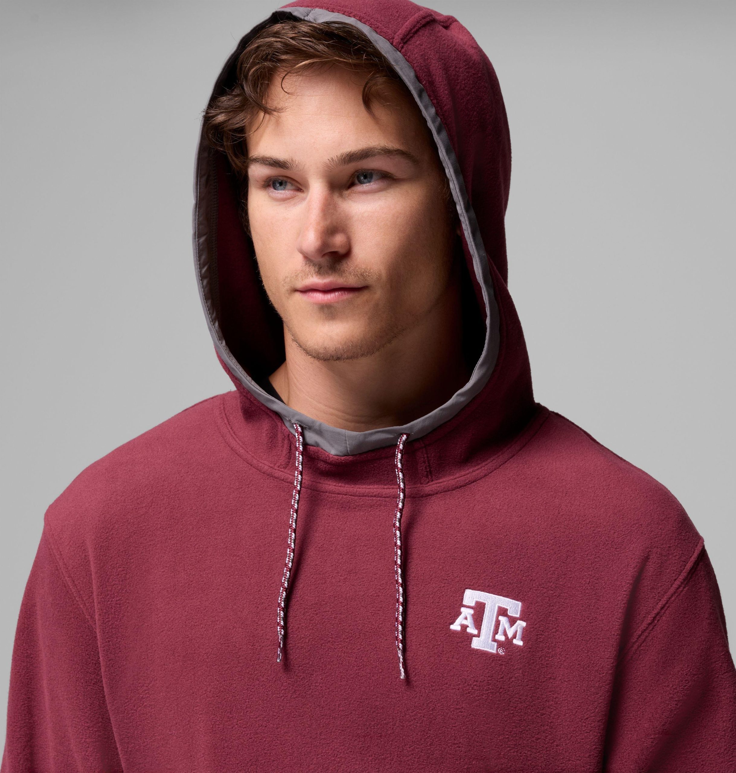 miesten collegiate flanker -fleecehuppari - texas am