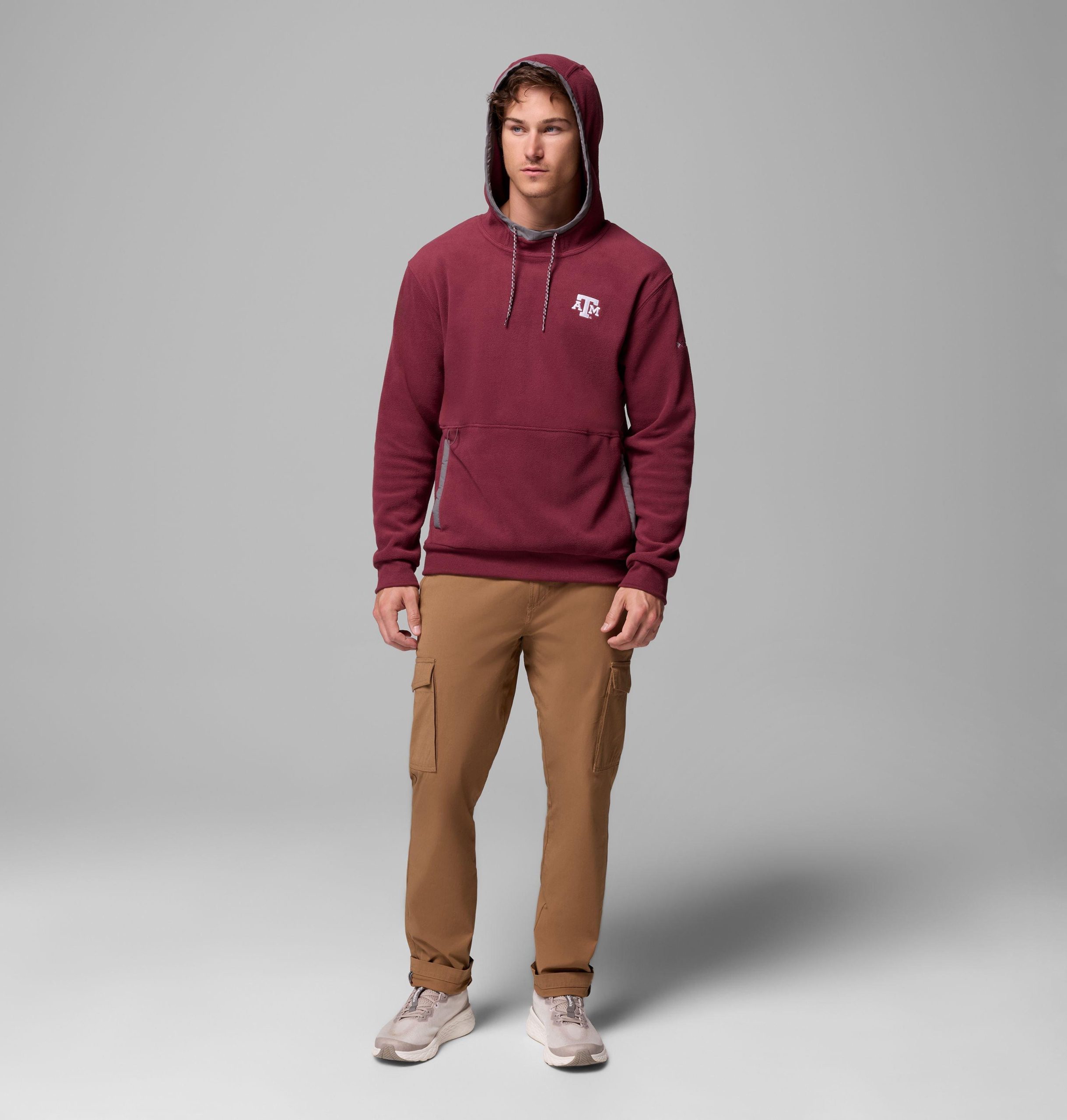 miesten collegiate flanker -fleecehuppari - texas am