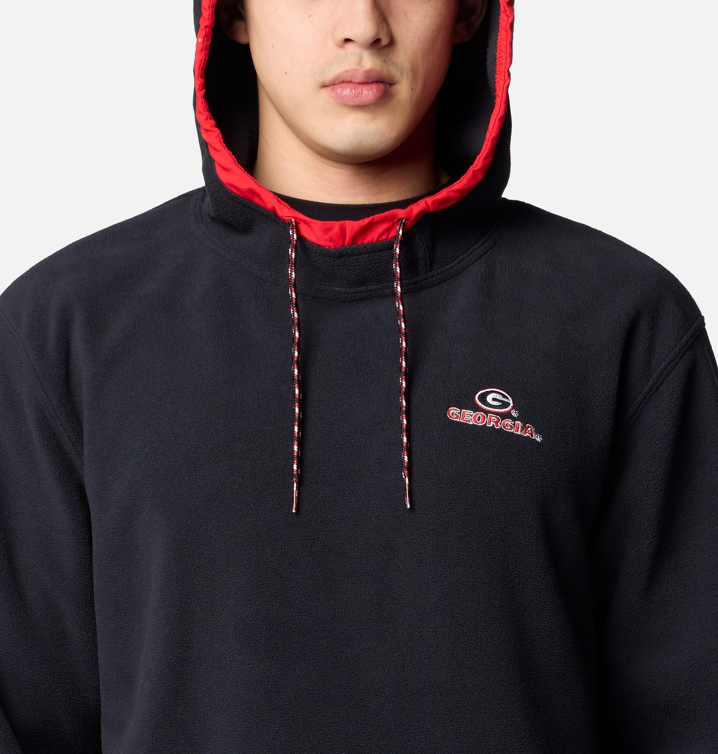 miesten collegiate flanker fleece -huppari - georgia