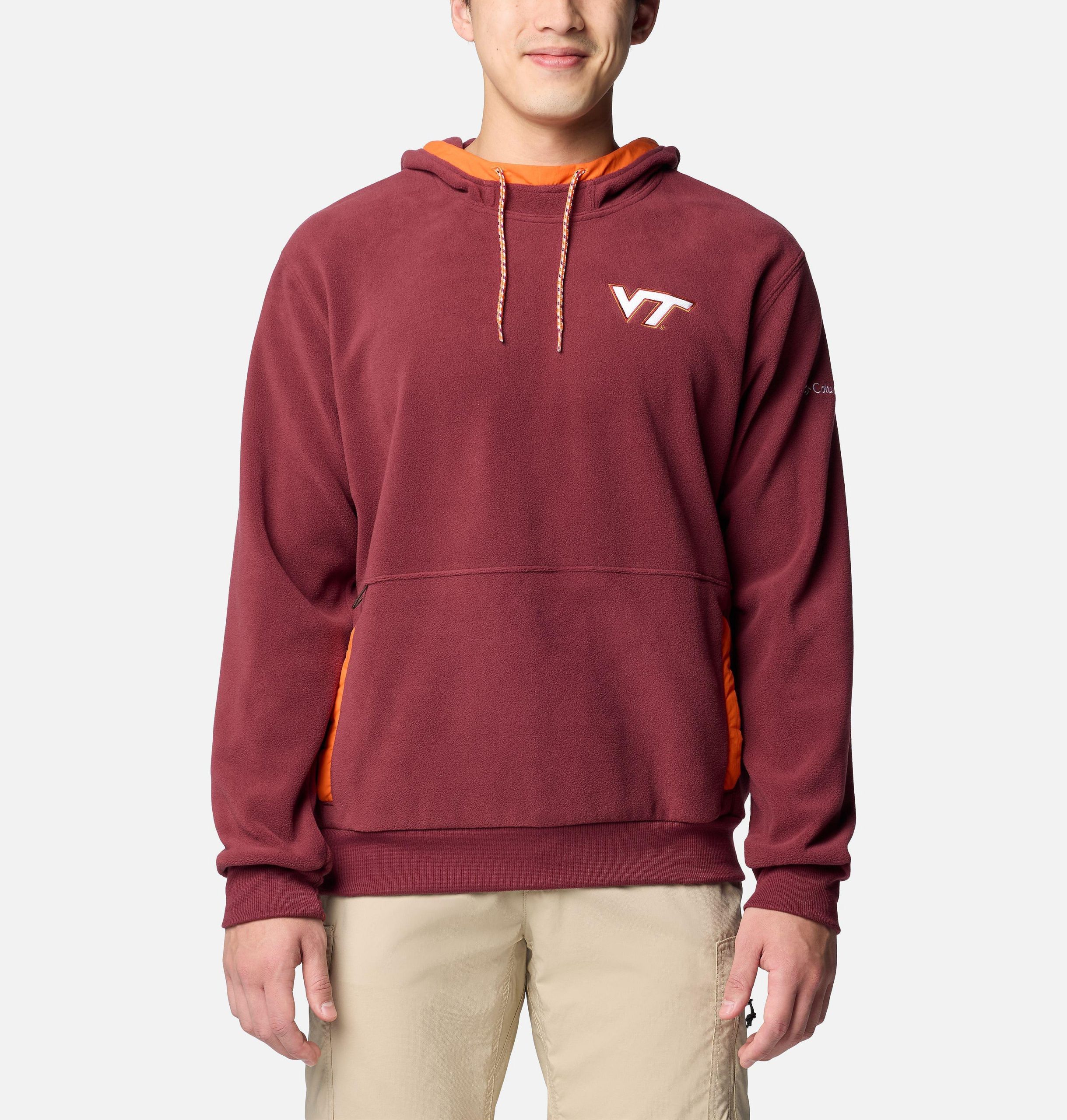 miesten collegiate flanker fleece -huppari - virginia tech