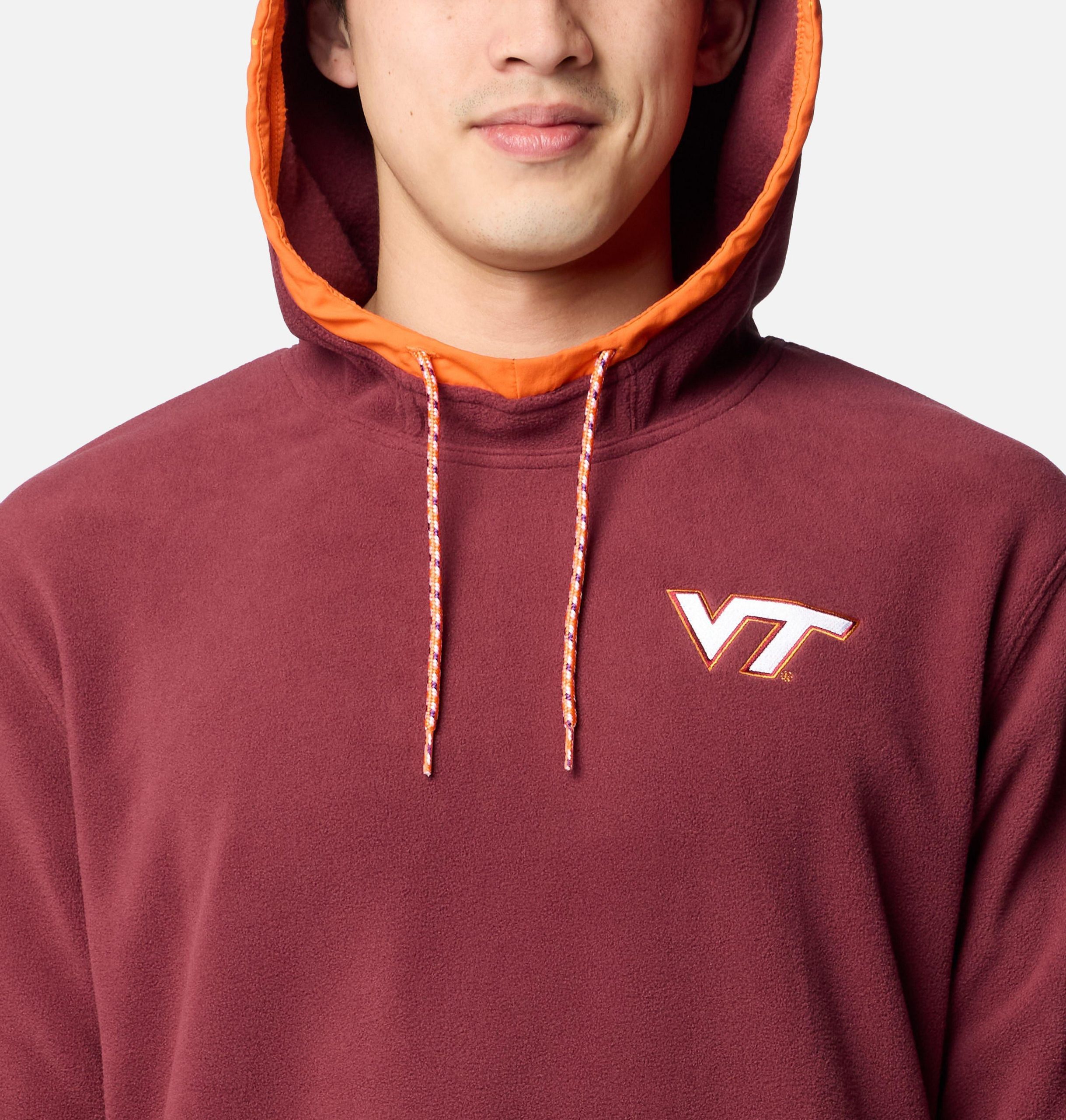 miesten collegiate flanker fleece -huppari - virginia tech