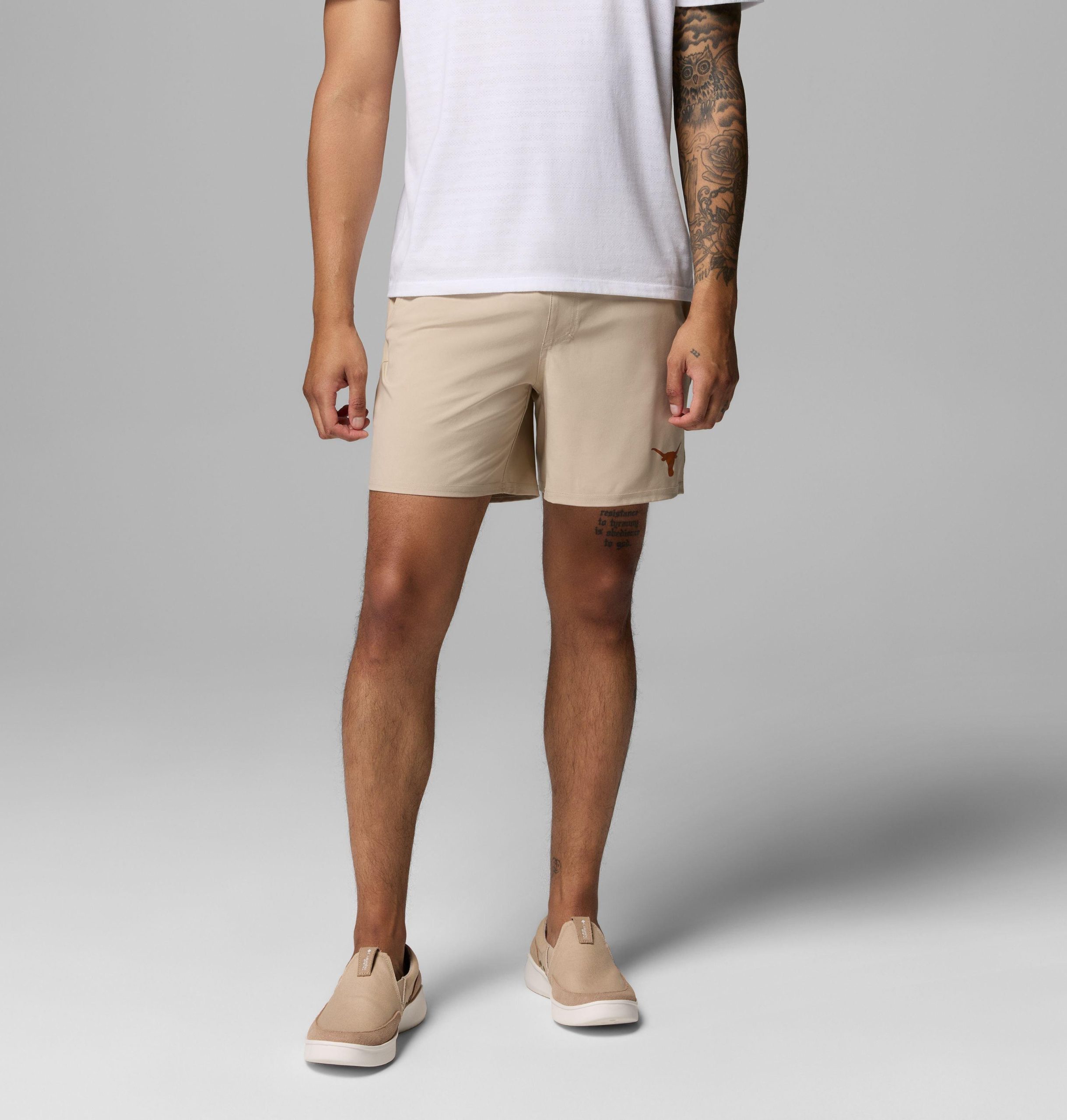 miesten collegiate pfg terminal roamer stretch -shortsit - texas