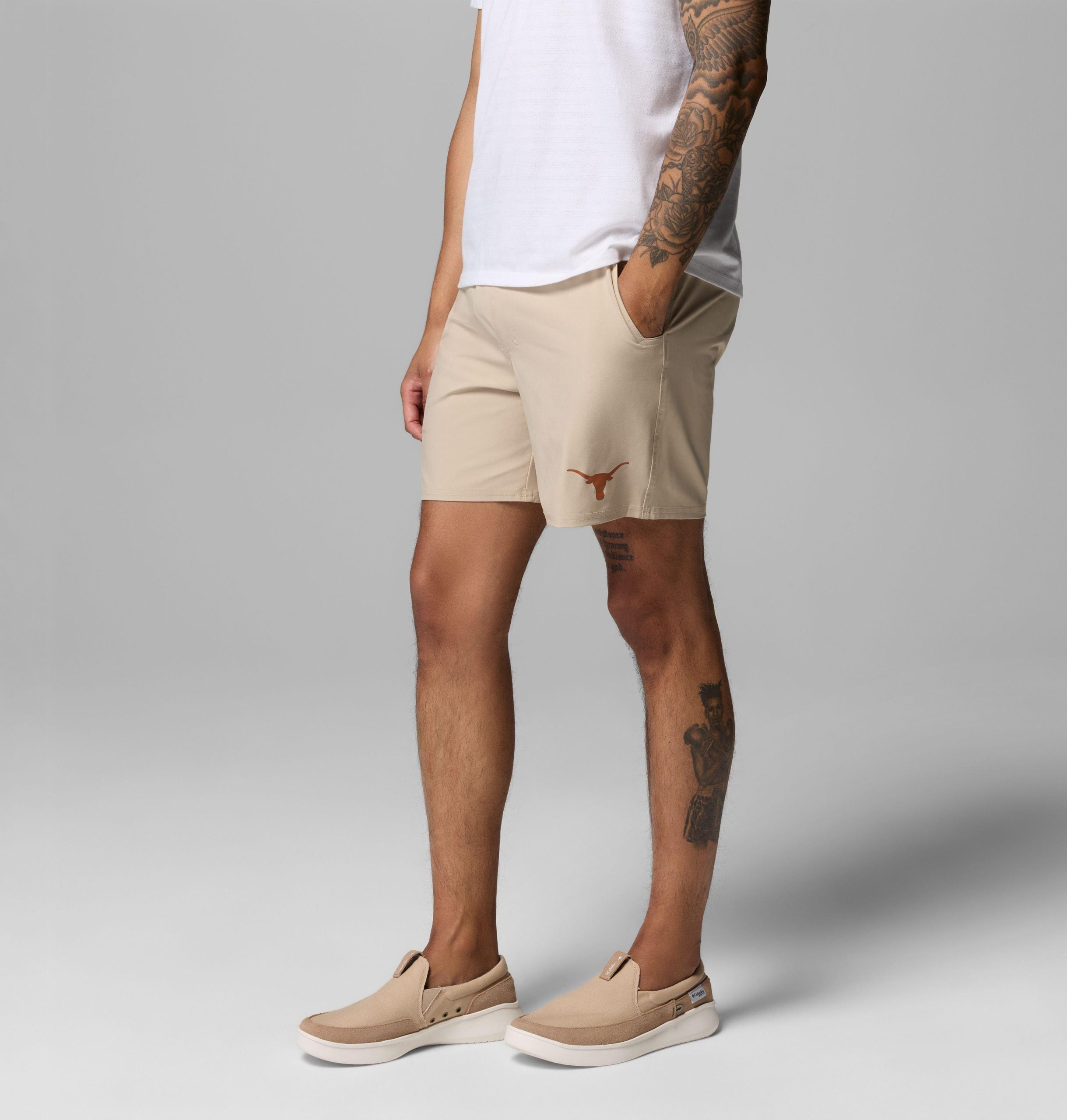 miesten collegiate pfg terminal roamer stretch -shortsit - texas