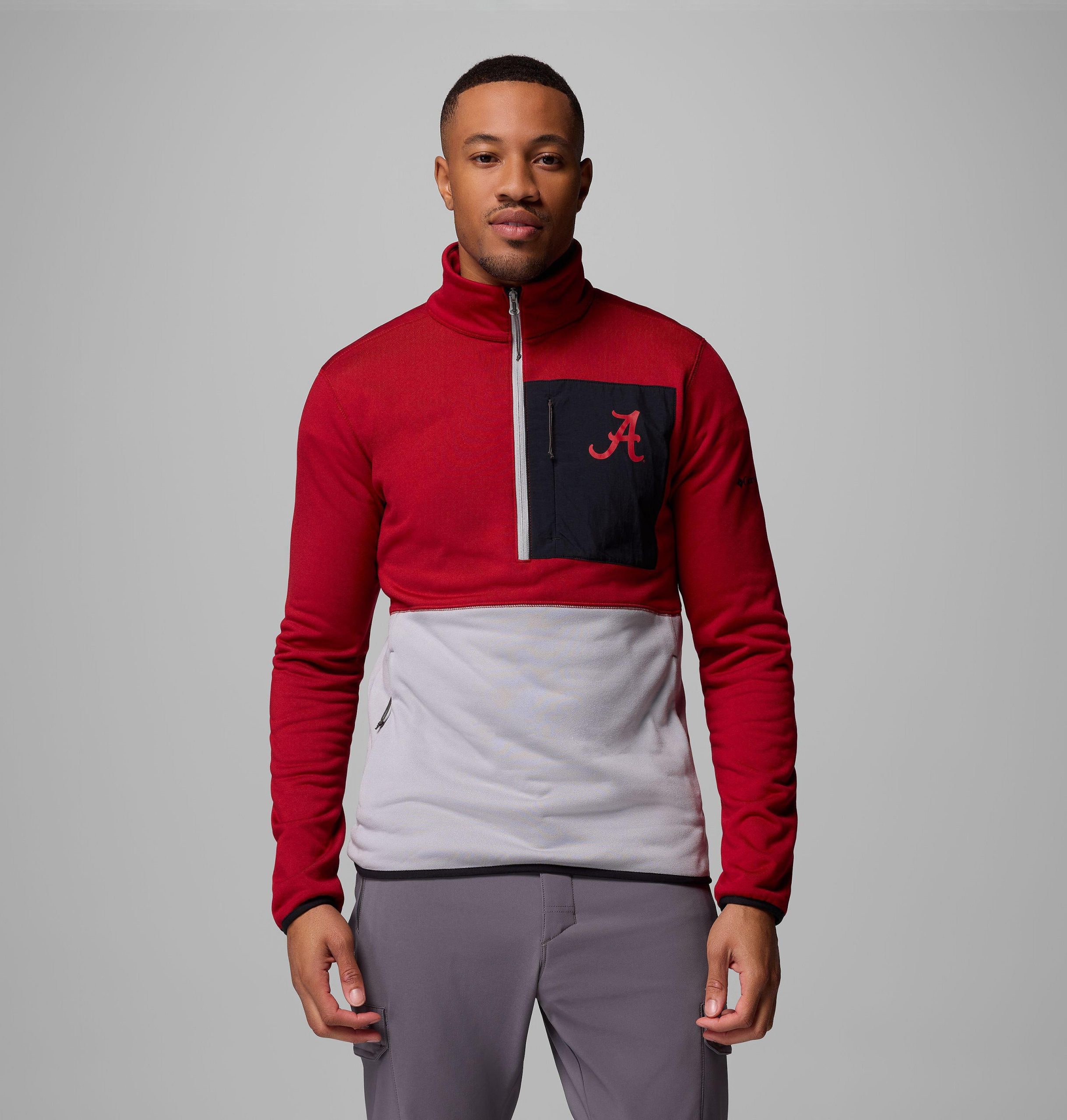 miesten collegiate columbia hike half zip -takki - alabama