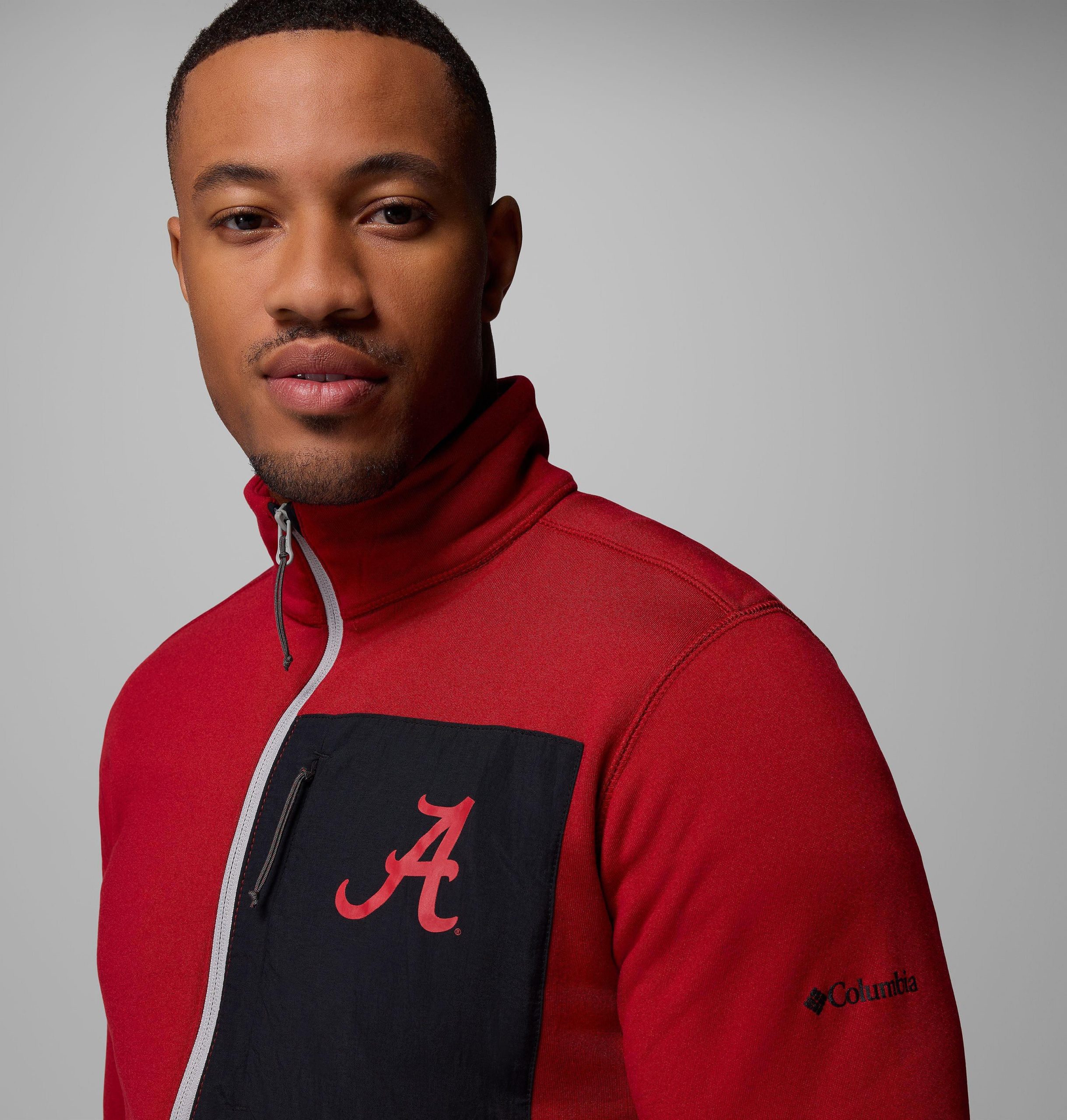 miesten collegiate columbia hike half zip -takki - alabama