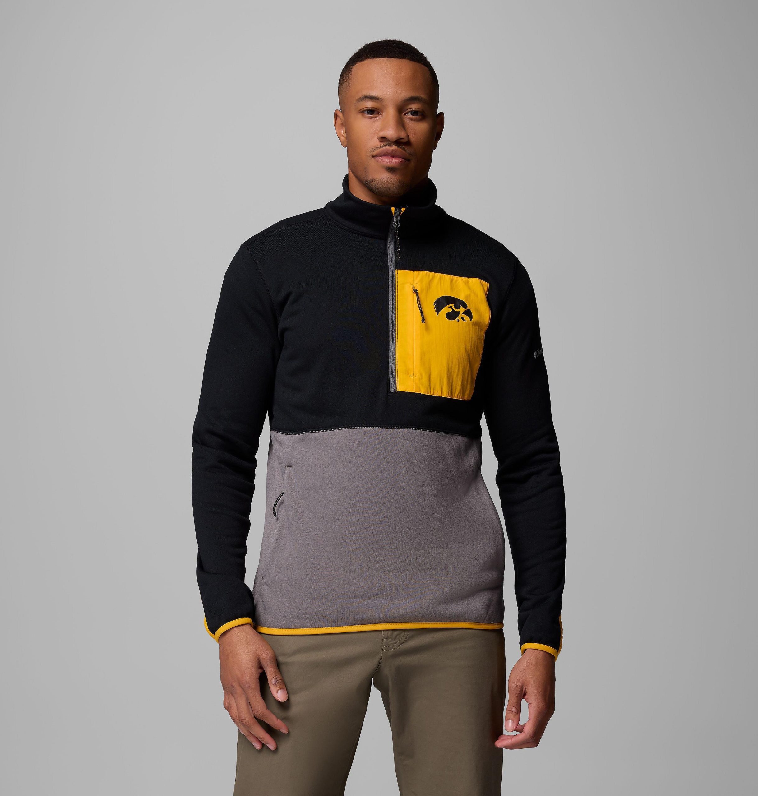 miesten collegiate columbia hike half zip -takki - iowa