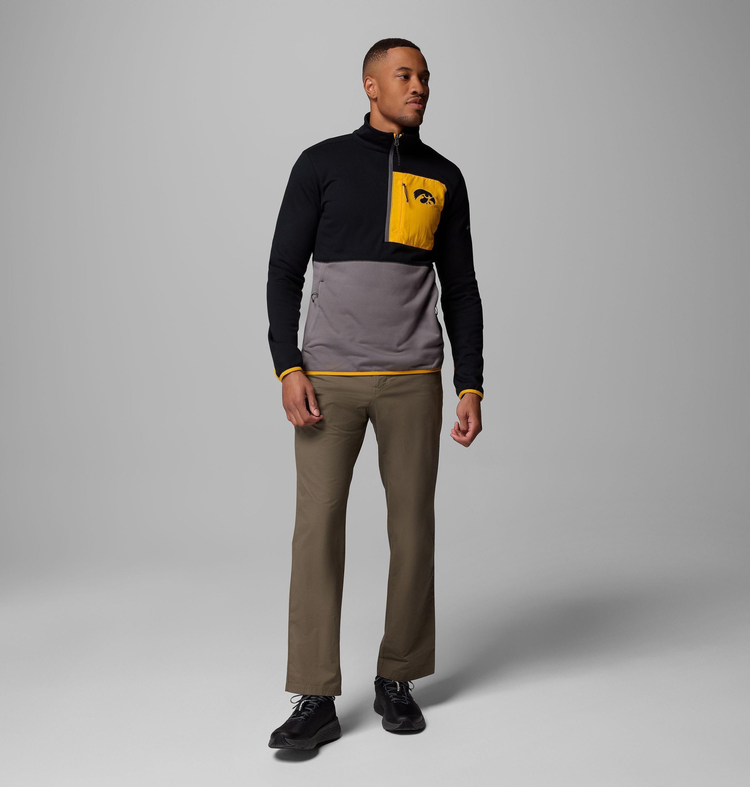 miesten collegiate columbia hike half zip -takki - iowa