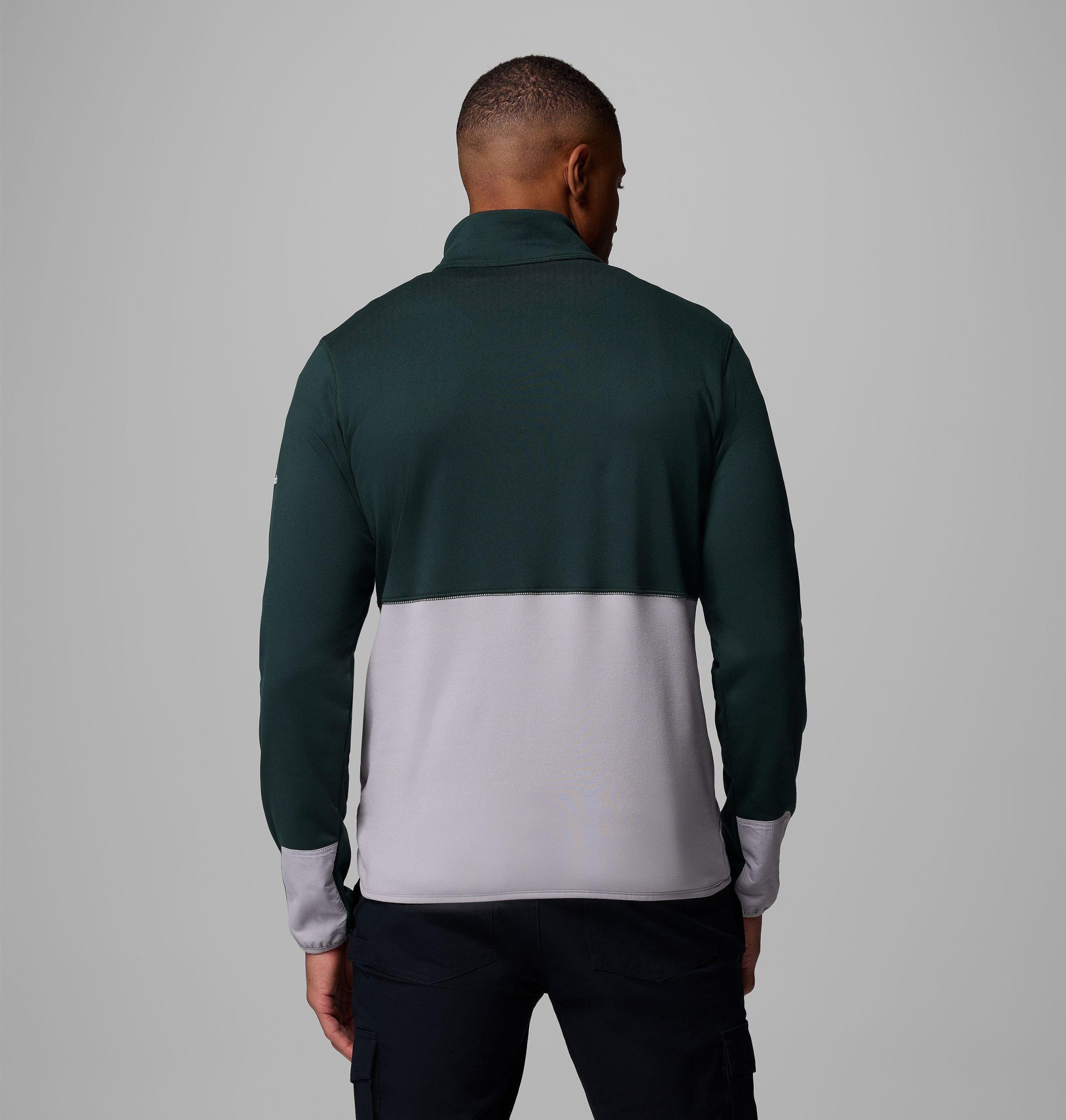miesten collegiate columbia hike half zip -takki - michigan state