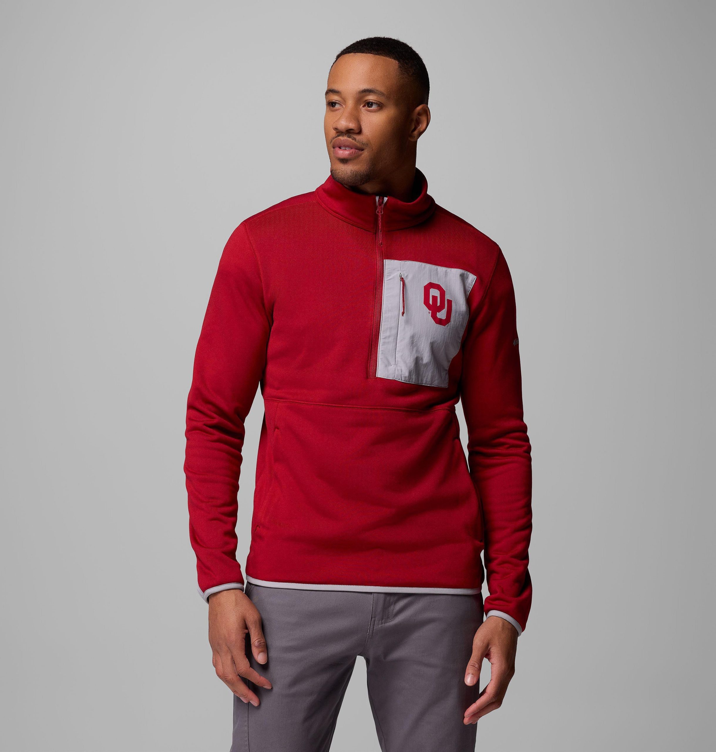 miesten collegiate columbia hike half zip -takki - oklahoma