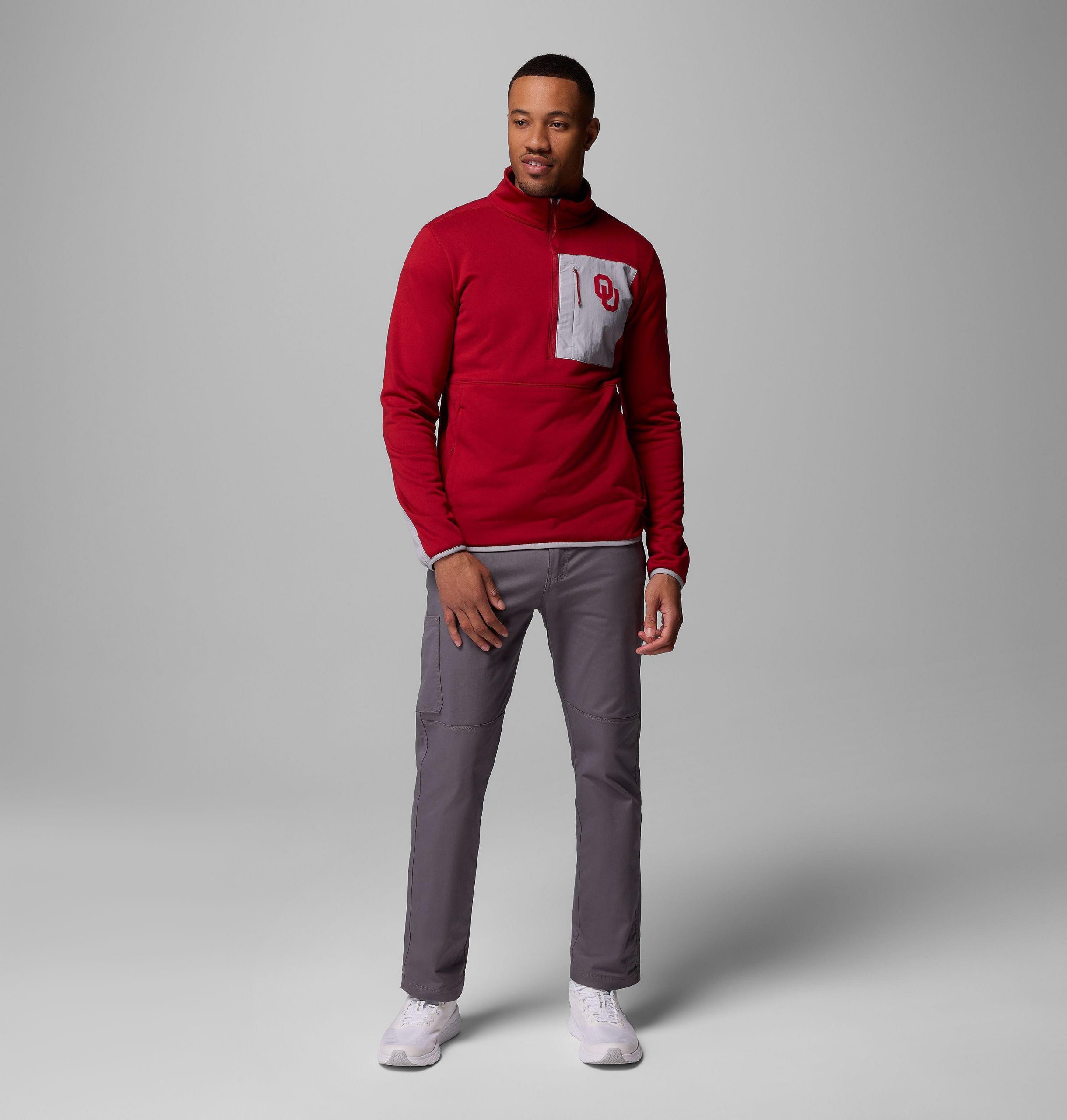 miesten collegiate columbia hike half zip -takki - oklahoma