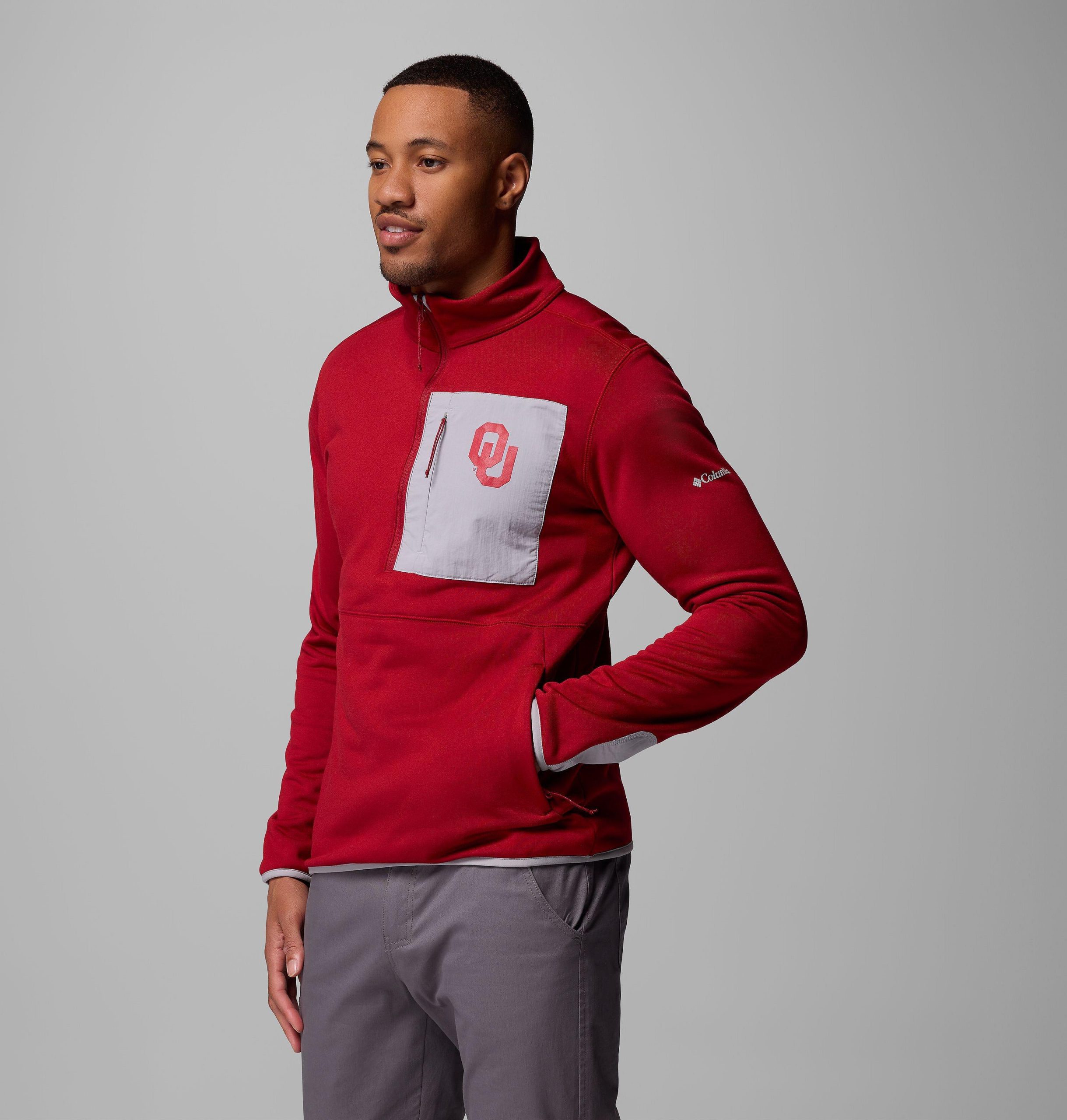 miesten collegiate columbia hike half zip -takki - oklahoma