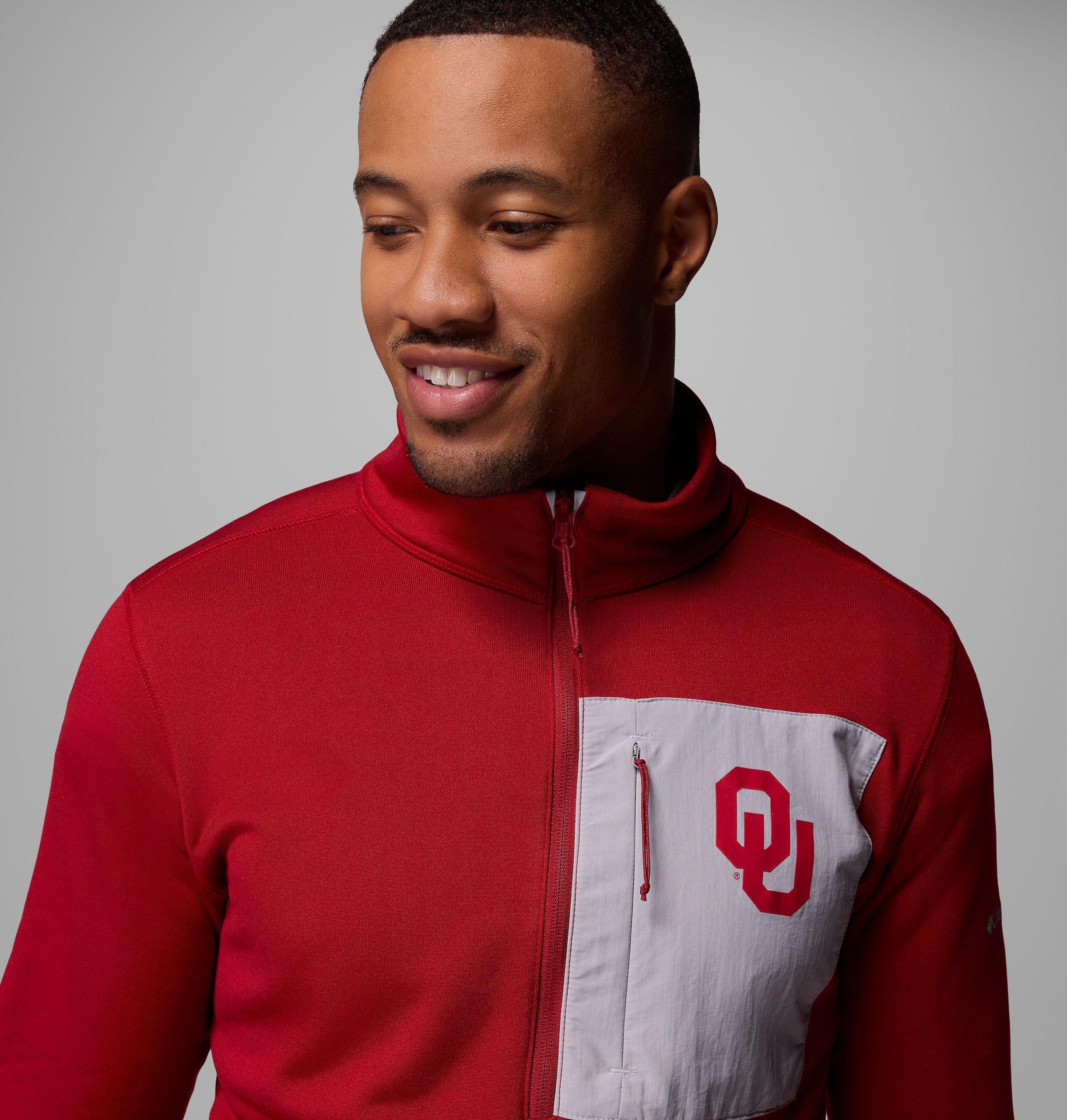 miesten collegiate columbia hike half zip -takki - oklahoma
