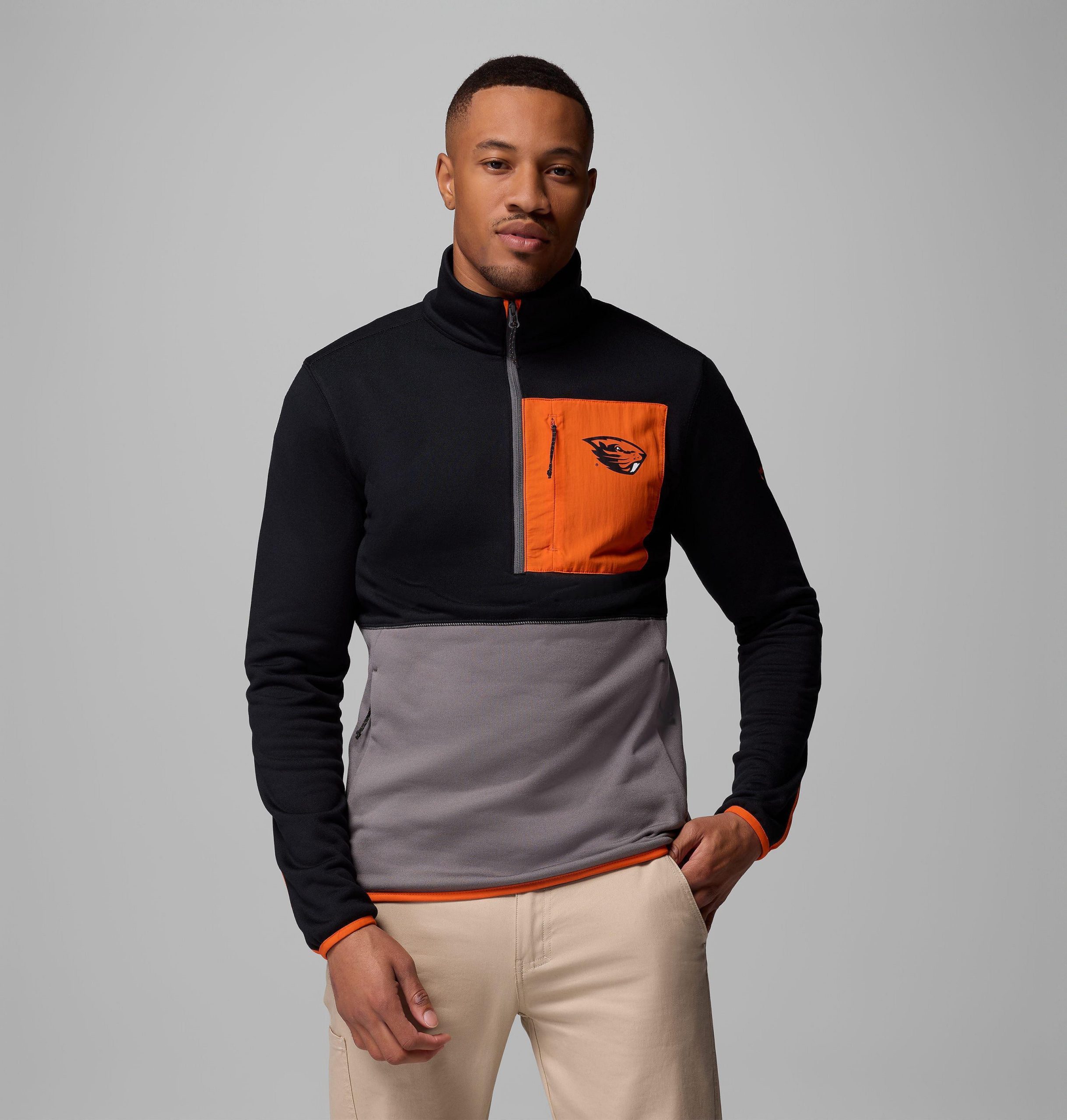 miesten collegiate columbia hike half zip -takki - oregon state