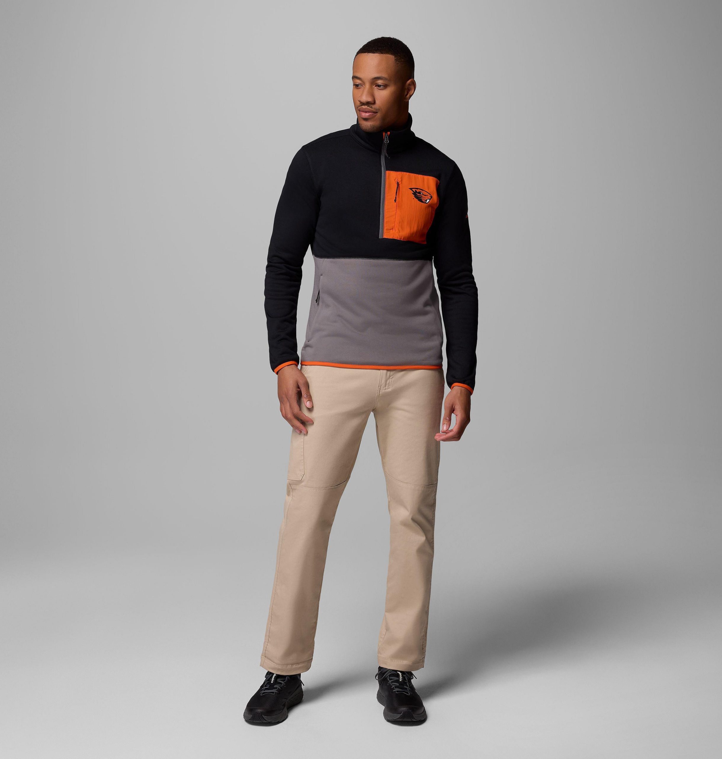 miesten collegiate columbia hike half zip -takki - oregon state
